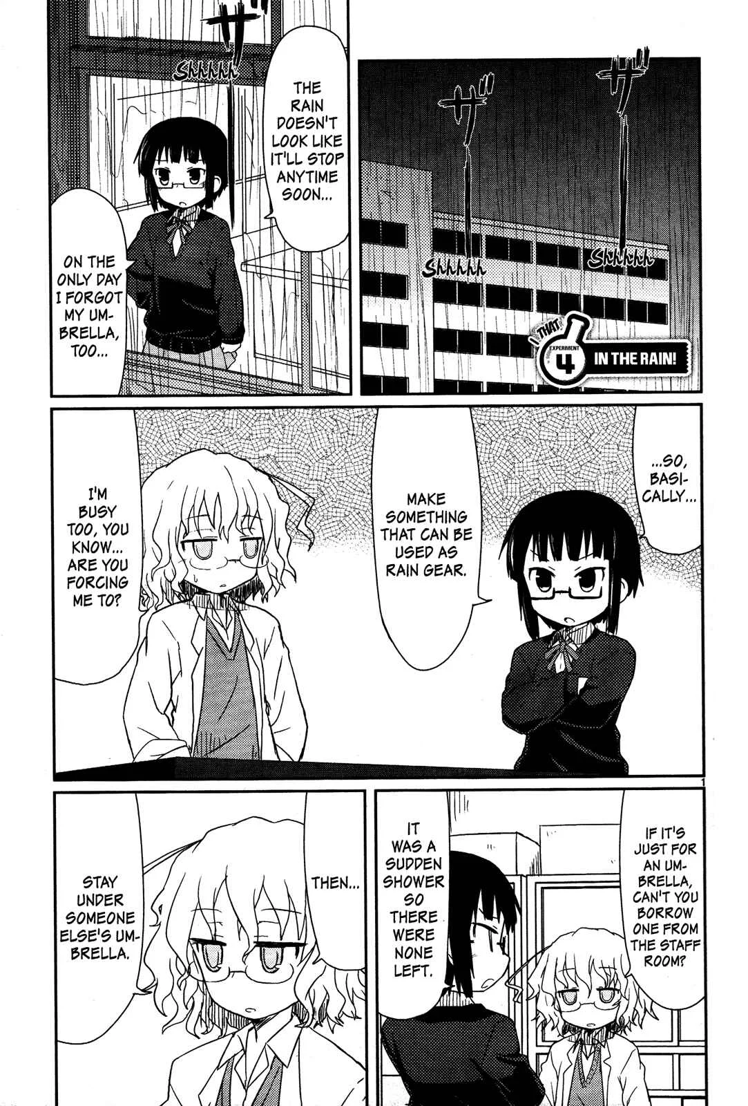 Kagaku Chop Chapter 4: That Experiment 4: In The Rain! - Page 1
