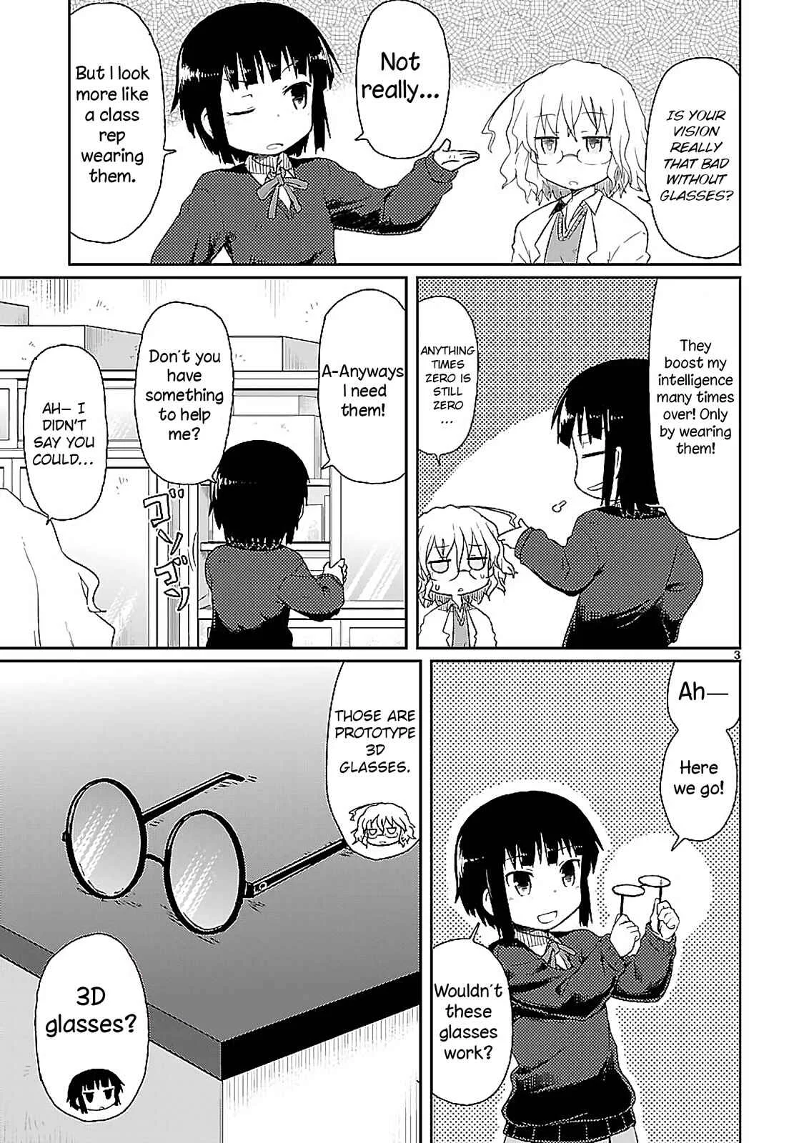 Kagaku Chop Chapter 5: That Experiment 5: Glasses x Glasses - Page 3