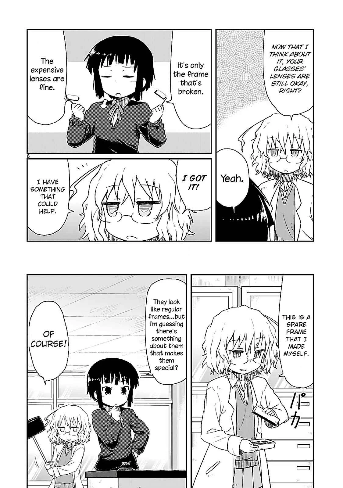 Kagaku Chop Chapter 5: That Experiment 5: Glasses x Glasses - Page 6