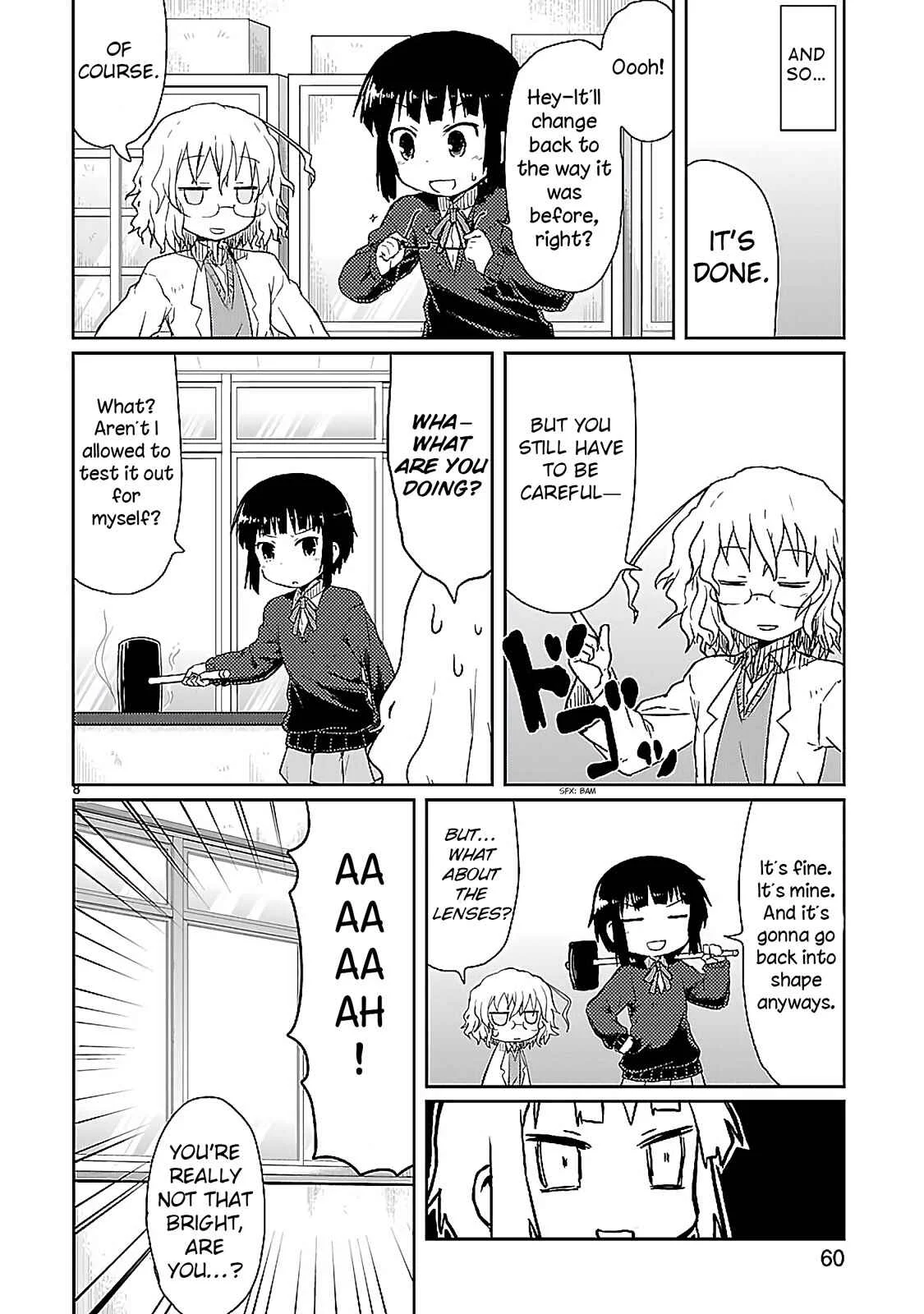 Kagaku Chop Chapter 5: That Experiment 5: Glasses x Glasses - Page 8