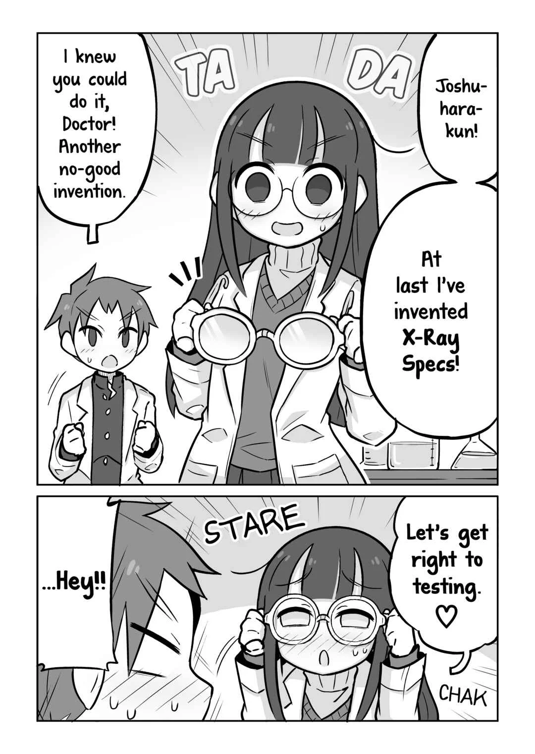 Kagakubu Girl Chapter 5: Science Club Girl Who Wants to See Through Things - Page 1