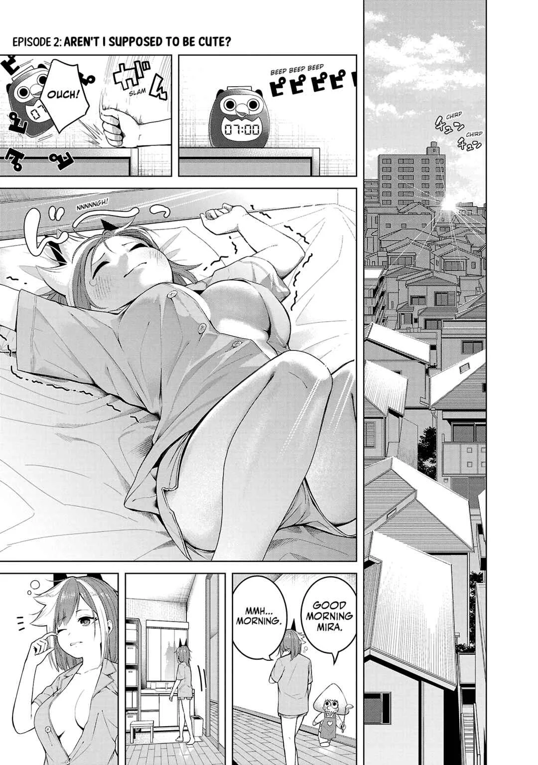 Kaijin Mira no Dai-2 Keitai ga Kawaisugiru Chapter 2: Aren't I Supposed to Be Cute? - Page 1