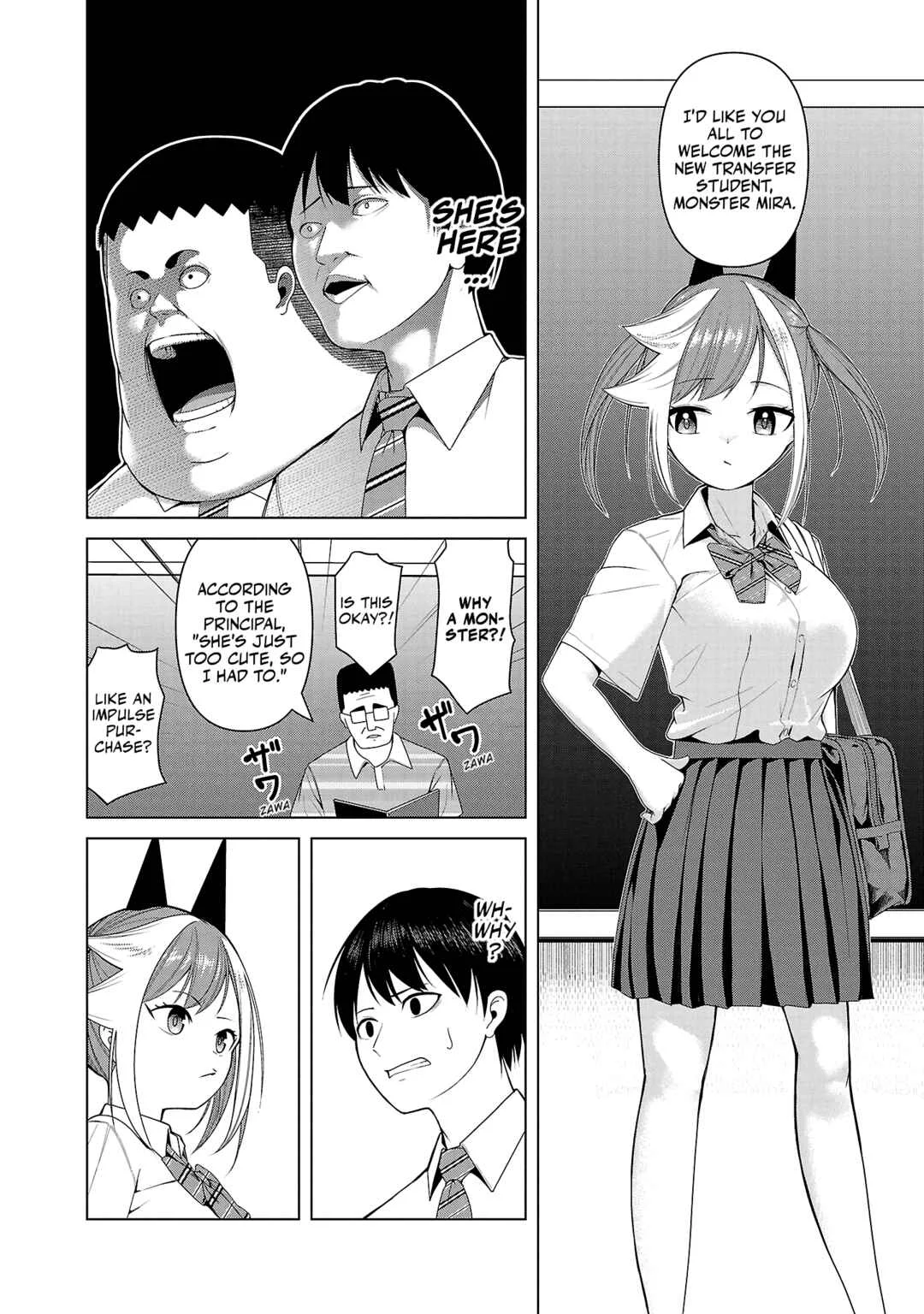 Kaijin Mira no Dai-2 Keitai ga Kawaisugiru Chapter 3: The Hero Must Be Here! - Page 4