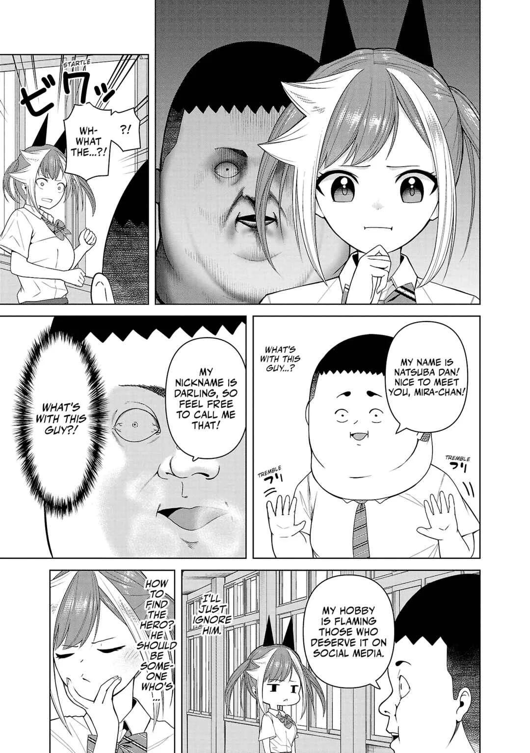 Kaijin Mira no Dai-2 Keitai ga Kawaisugiru Chapter 3: The Hero Must Be Here! - Page 7