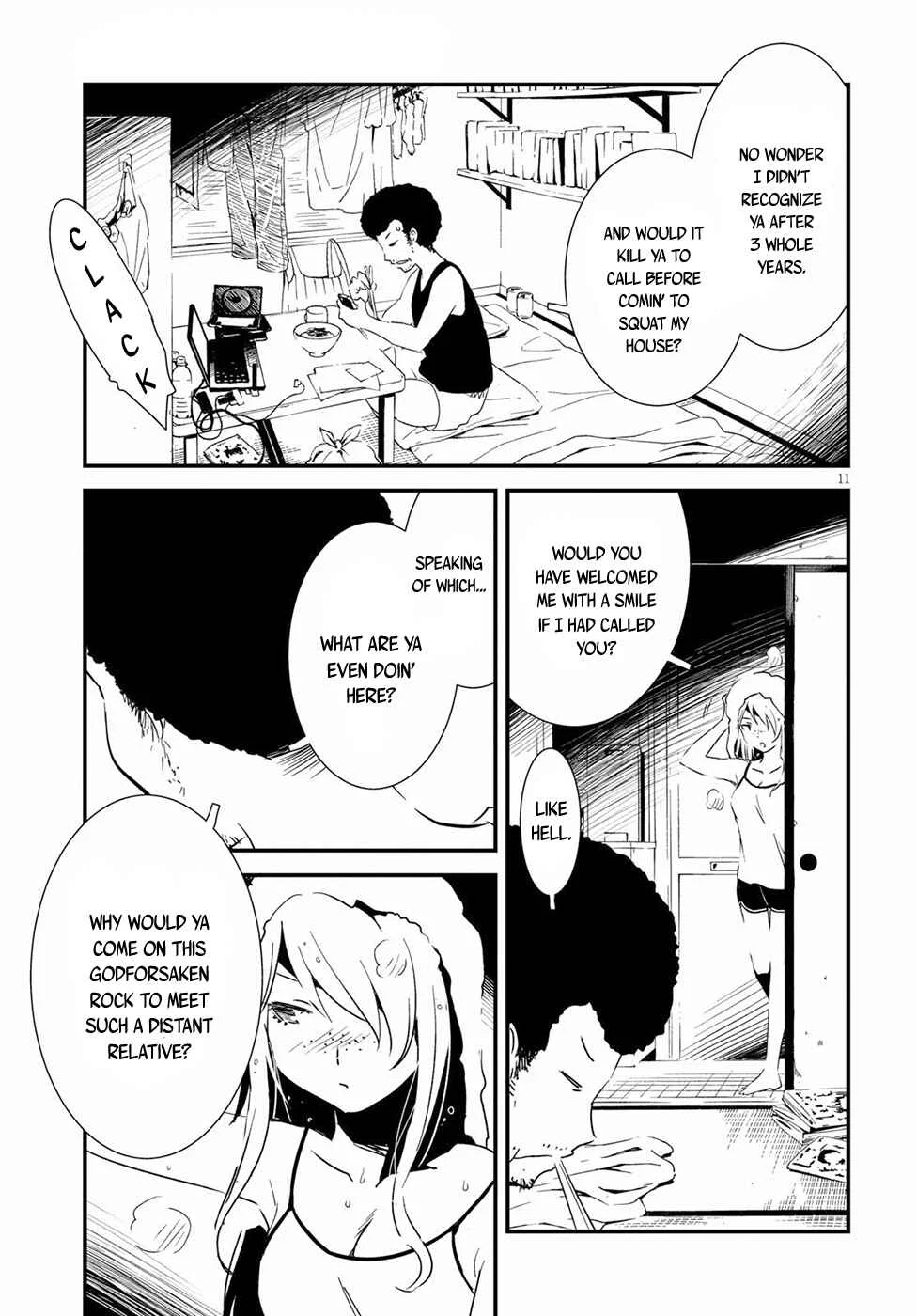 Kaijuu-iro no Shima Chapter 2: Kon and Furuka's Colors (2) - Page 11