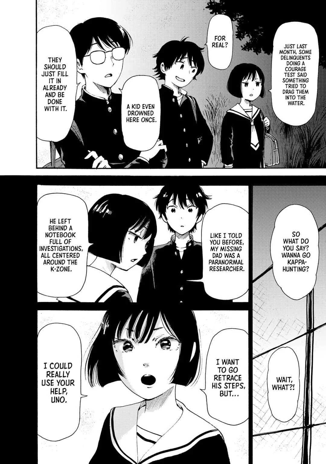 Kaikai Gigigigigi Chapter 2: Kappa Hunting in Death's Marsh - Page 4