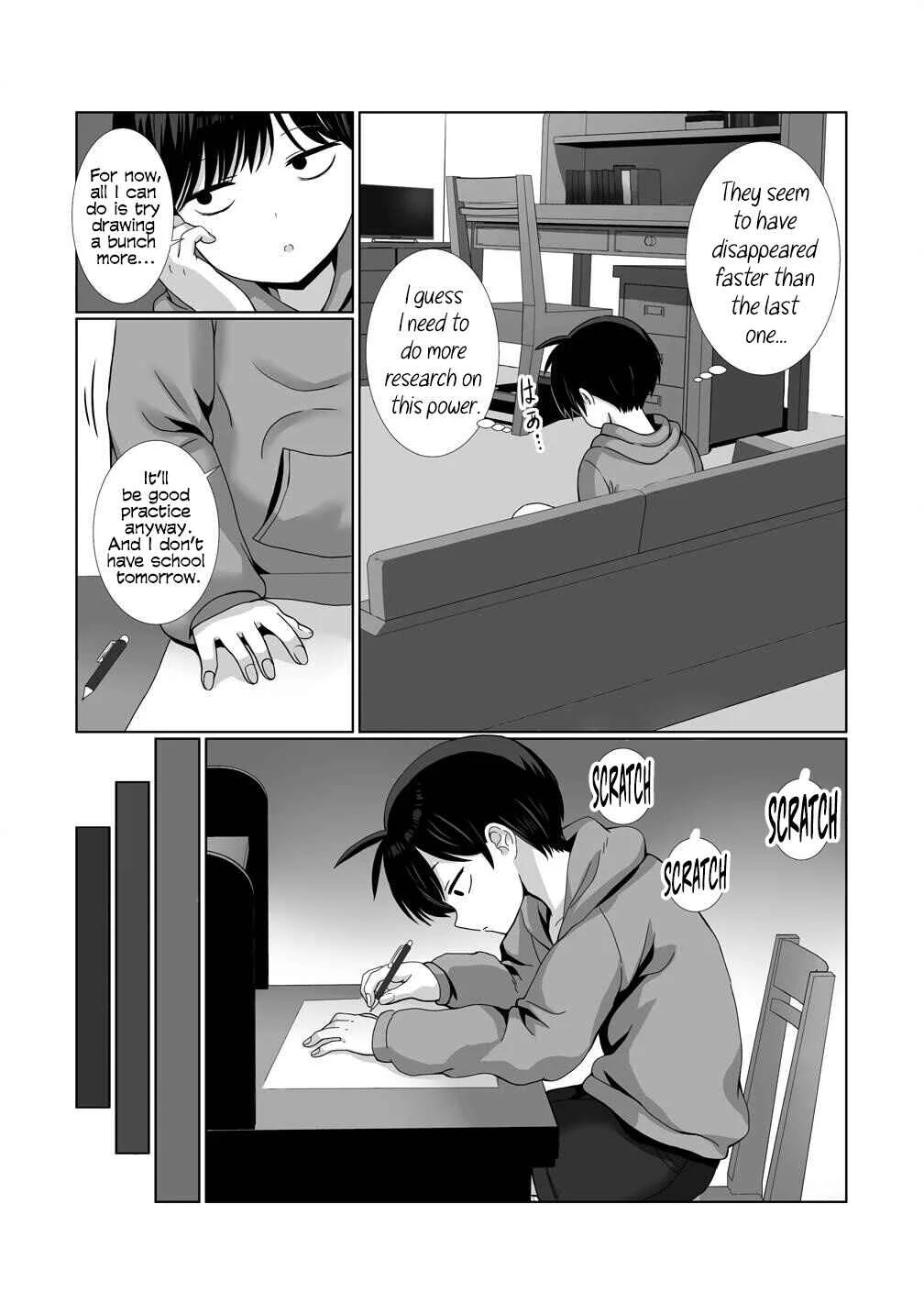 Kaita Mono o Jittaika Suru Nouryoku de Motenai Ore ga Harem Seikatsu Chapter 1 - Page 18