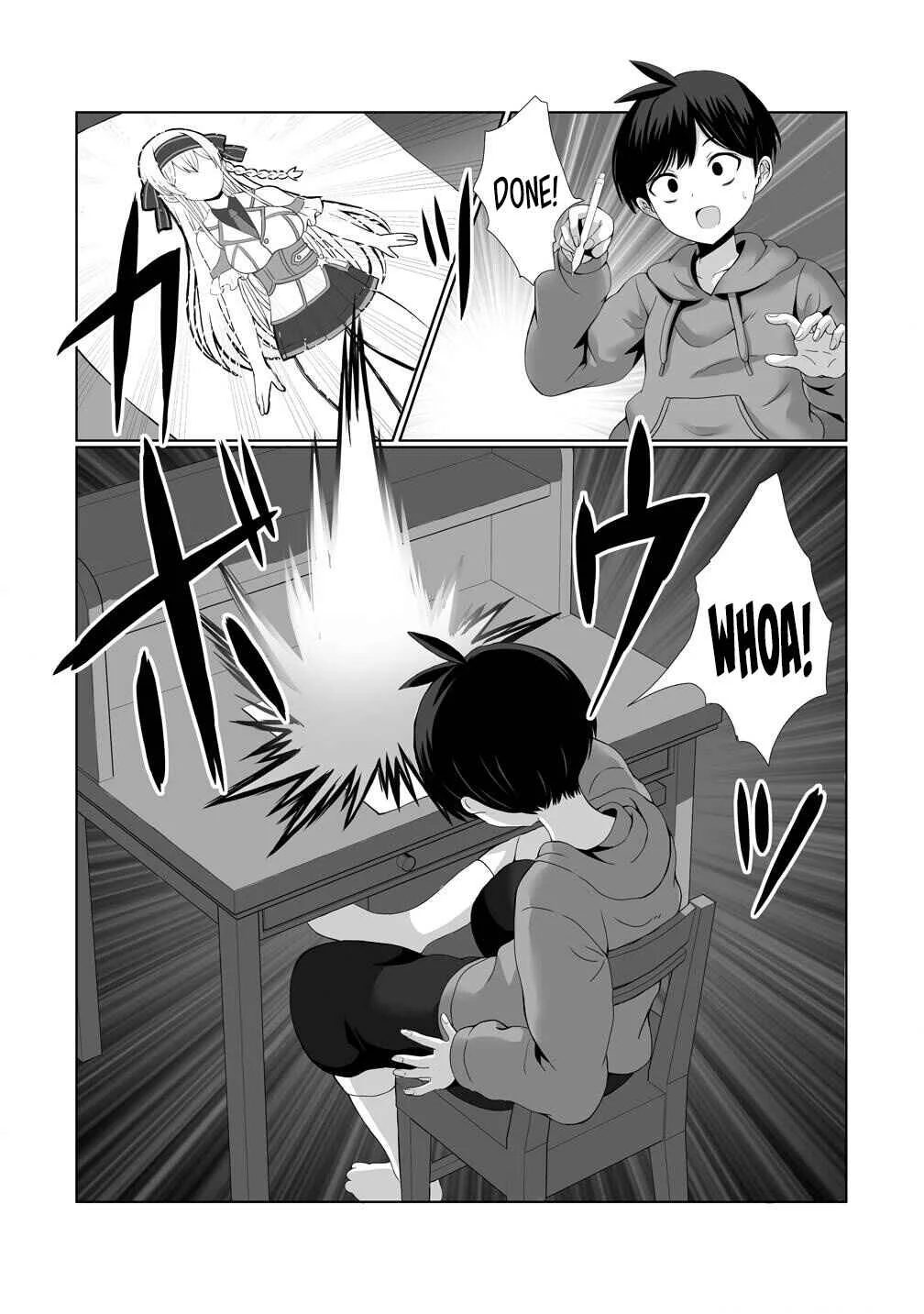 Kaita Mono o Jittaika Suru Nouryoku de Motenai Ore ga Harem Seikatsu Chapter 1 - Page 24
