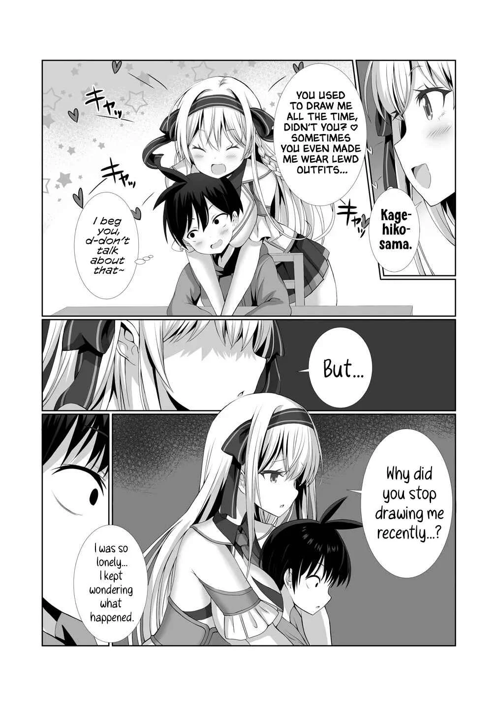 Kaita Mono o Jittaika Suru Nouryoku de Motenai Ore ga Harem Seikatsu Chapter 2: Even If We Do It!? - Page 4