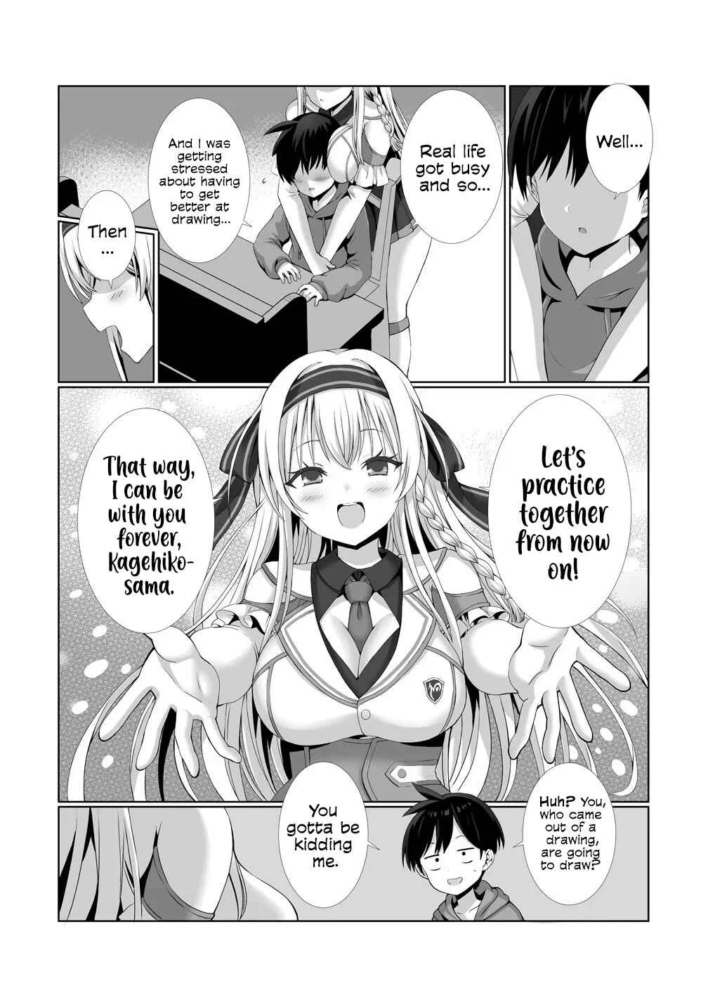 Kaita Mono o Jittaika Suru Nouryoku de Motenai Ore ga Harem Seikatsu Chapter 2: Even If We Do It!? - Page 5