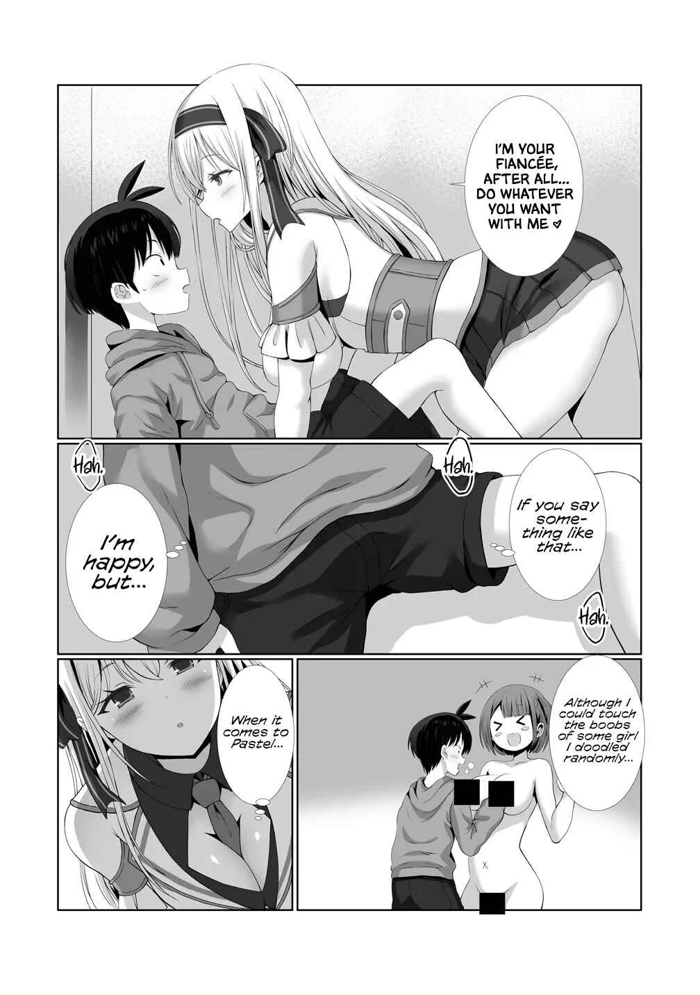 Kaita Mono o Jittaika Suru Nouryoku de Motenai Ore ga Harem Seikatsu Chapter 2: Even If We Do It!? - Page 15