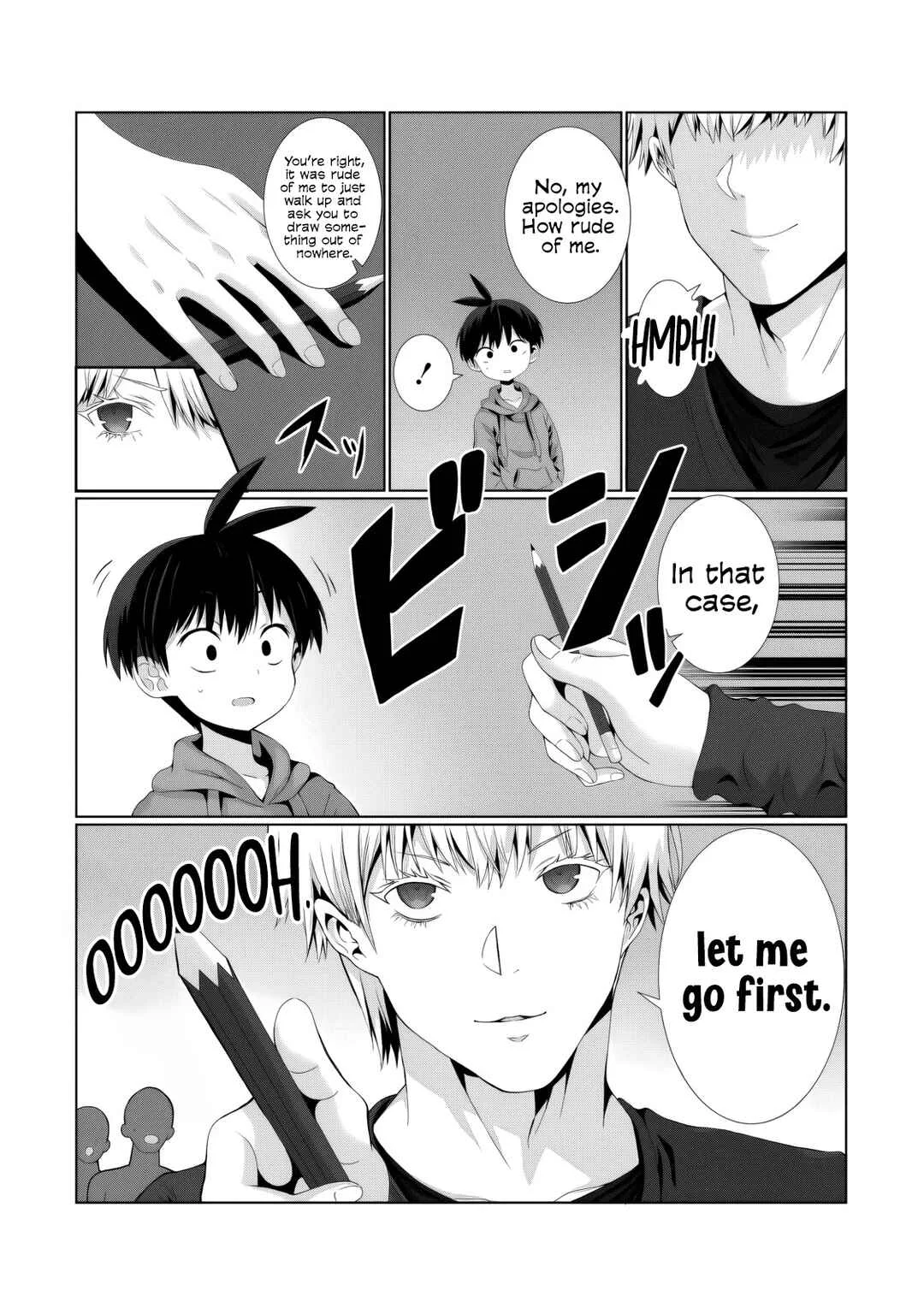 Kaita Mono o Jittaika Suru Nouryoku de Motenai Ore ga Harem Seikatsu Chapter 4: Tentacle Monster!! - Page 3