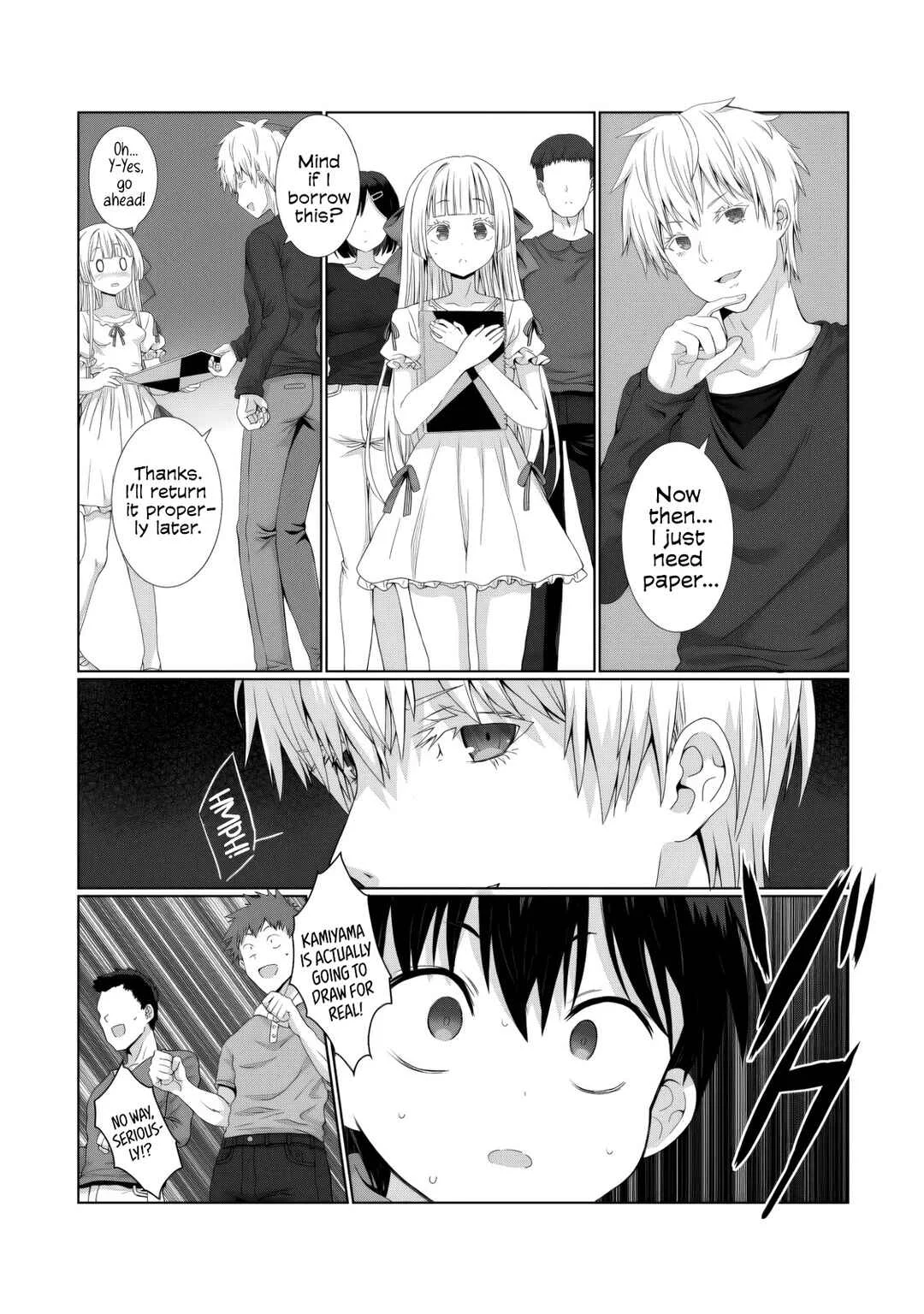Kaita Mono o Jittaika Suru Nouryoku de Motenai Ore ga Harem Seikatsu Chapter 4: Tentacle Monster!! - Page 4