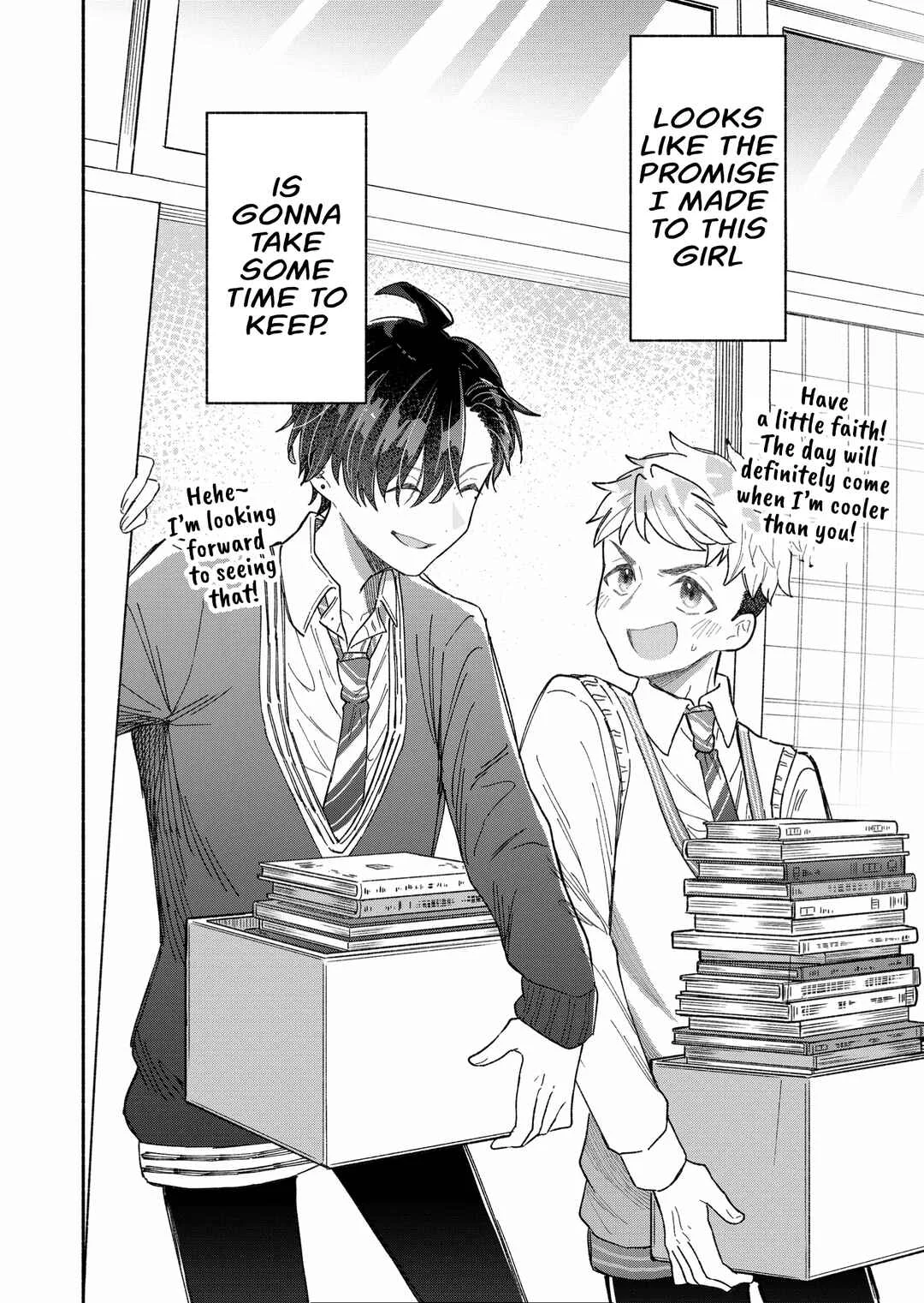 Kakkoii Onnanoko to 12-centi no Yakusoku Chapter 2: A ways to go - Page 14
