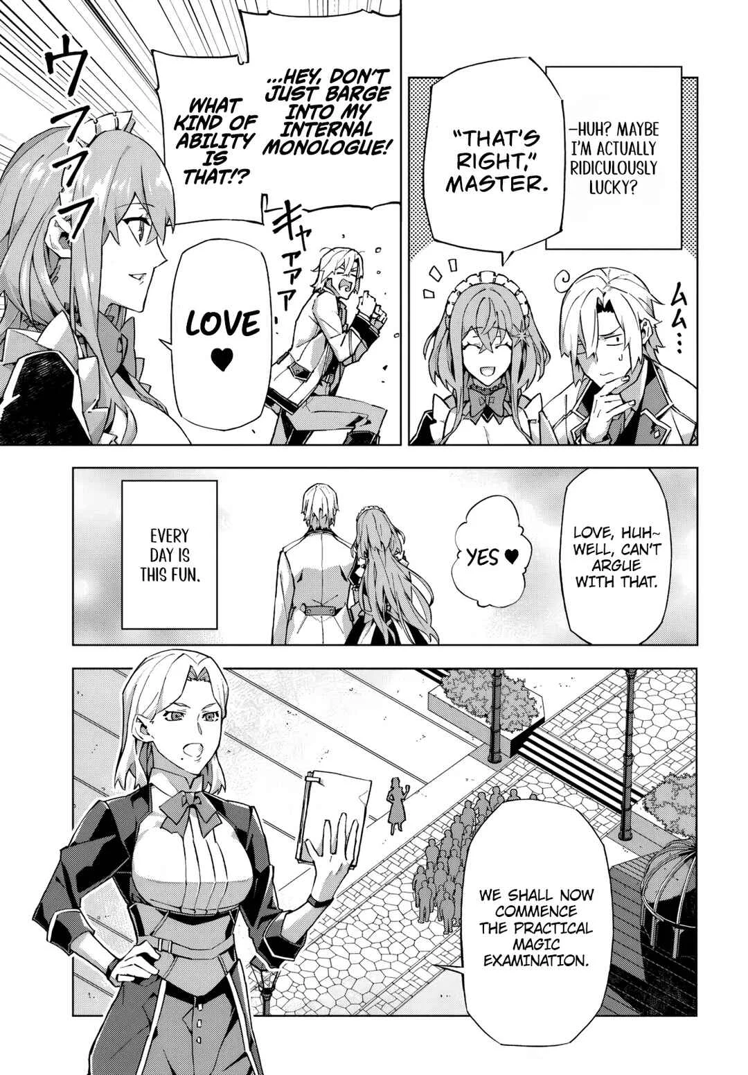 Kamen no Kuro Kishi. Shoutai Bareta no de Mou Gakuen de Musou Suru Chapter 1 - Page 23