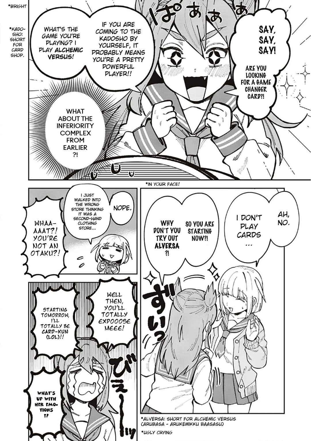 Kamiasobi! ~Card Game Shoujo No Nichijou~ Chapter 1: Playing With Paper? - Page 7