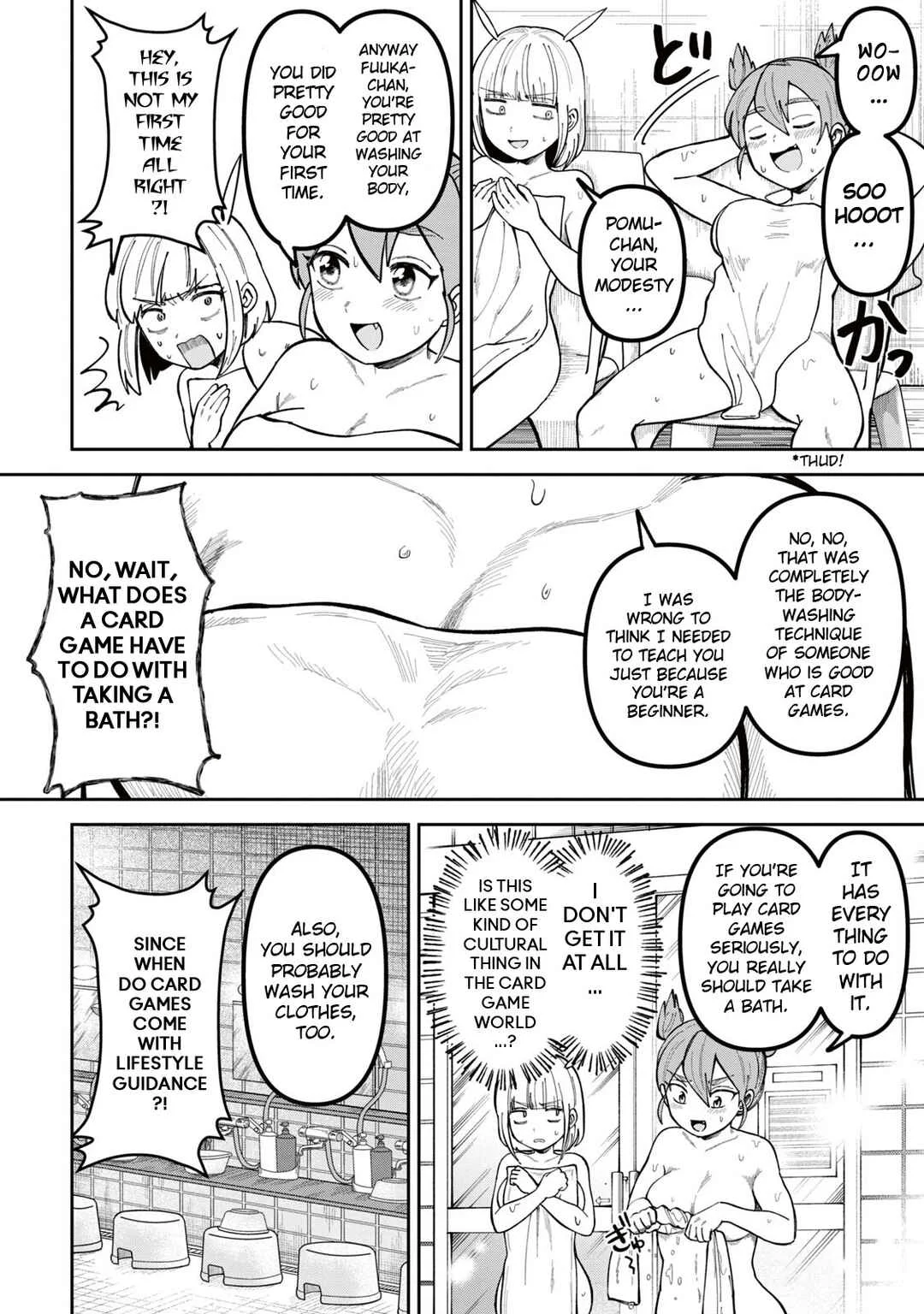 Kamiasobi! ~Card Game Shoujo No Nichijou~ Chapter 2: Let's Take a Bath! - Page 2