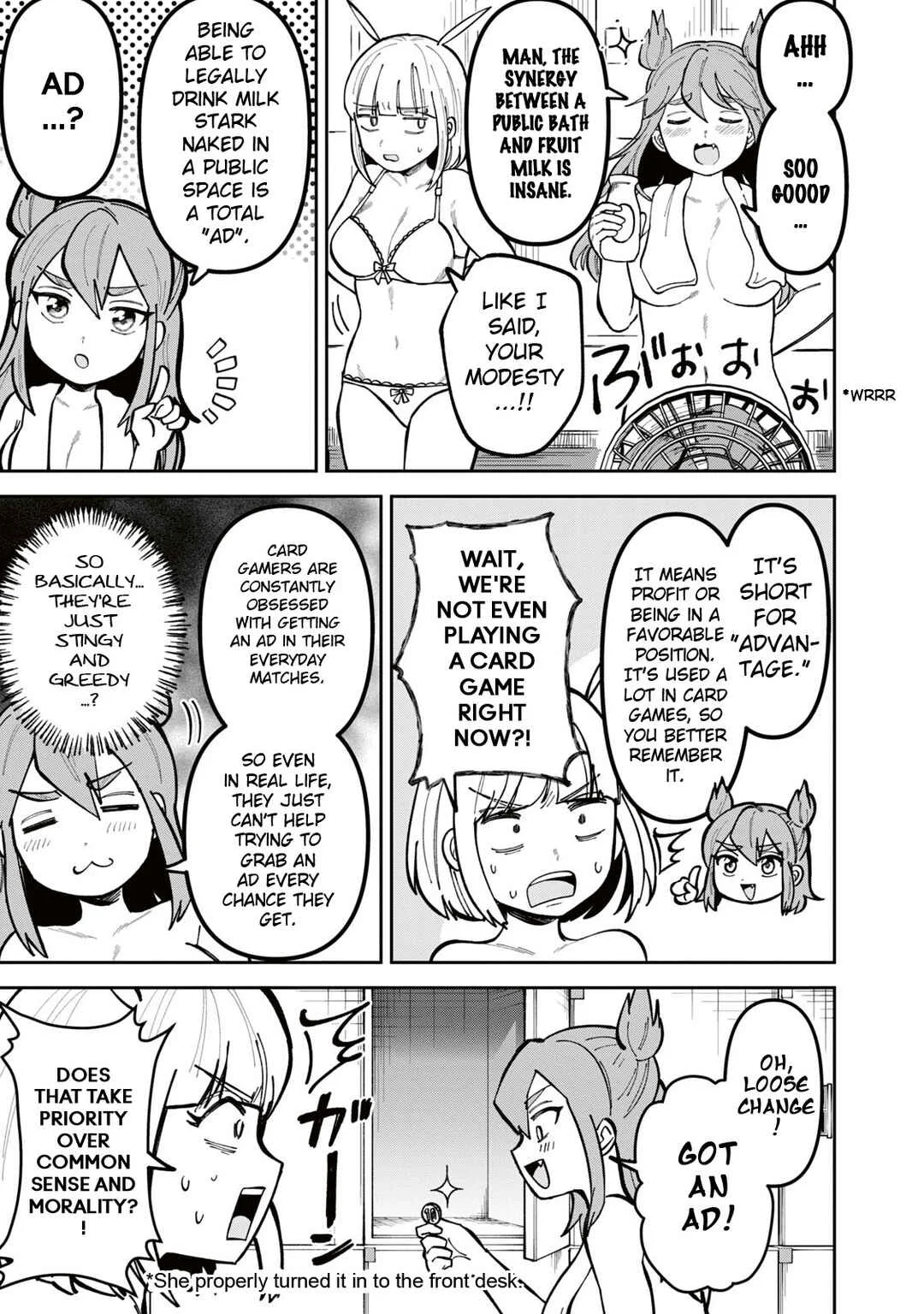 Kamiasobi! ~Card Game Shoujo No Nichijou~ Chapter 2: Let's Take a Bath! - Page 3