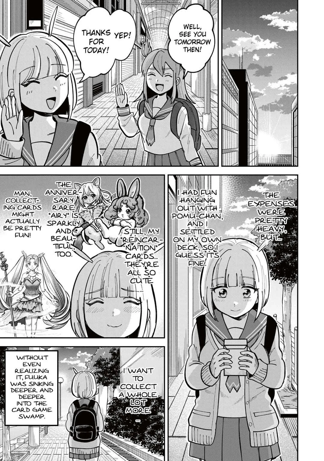 Kamiasobi! ~Card Game Shoujo No Nichijou~ Chapter 2: Let's Take a Bath! - Page 19