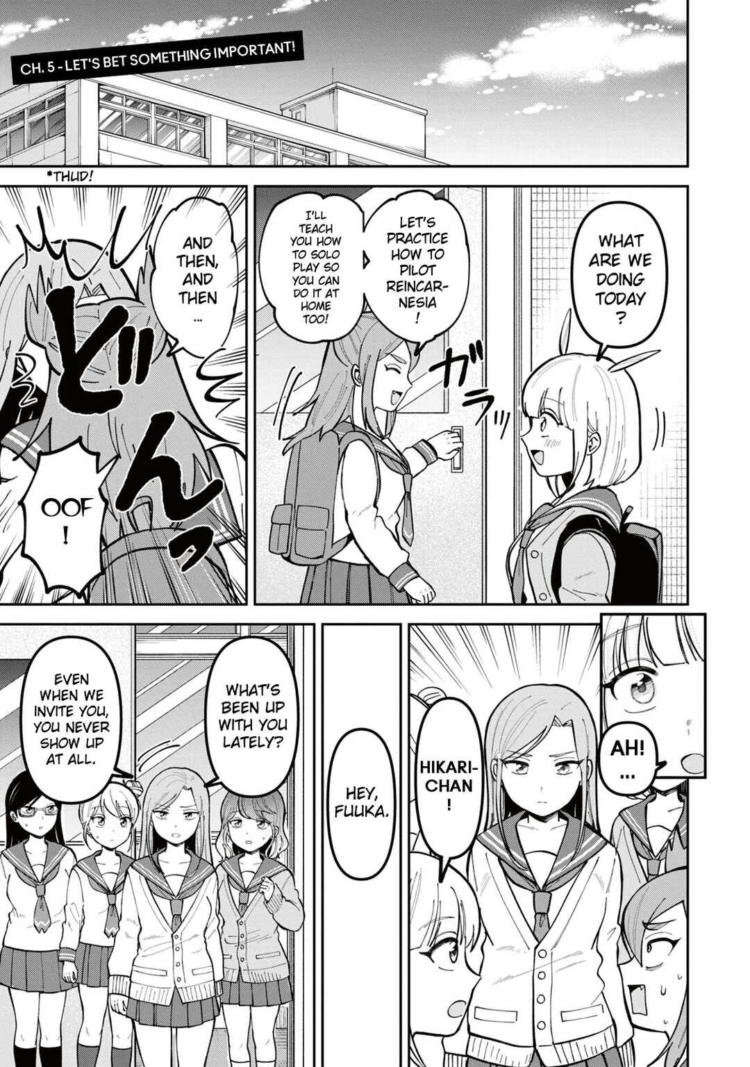 Kamiasobi! ~Card Game Shoujo No Nichijou~ Chapter 5: Let's Bet Something Important! - Page 1