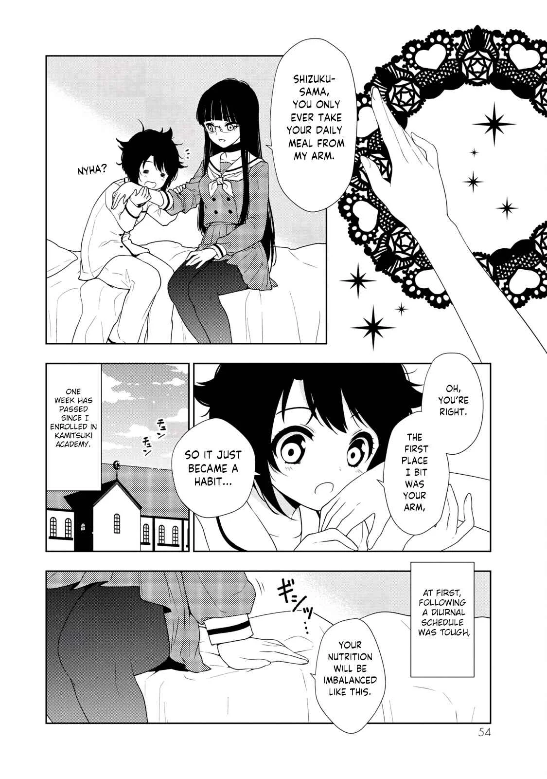 Kamitsuki Gakuen Chapter 2: Cutely★ Give It a Break with the Weird Names! - Page 2