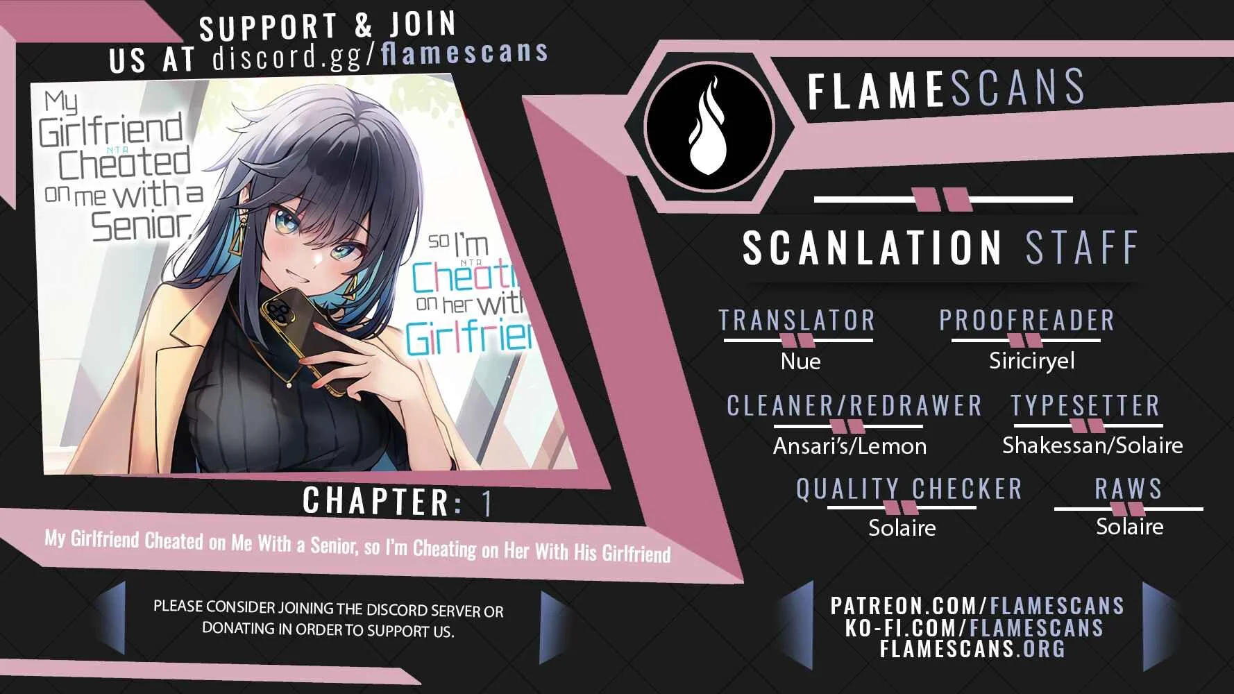 Kanojo ga Senpai ni NTR-reta node, Senpai no Kanojo wo NTR-masu Chapter 1: My Girlfriend is Cheating On Me With a Senior - Page 1