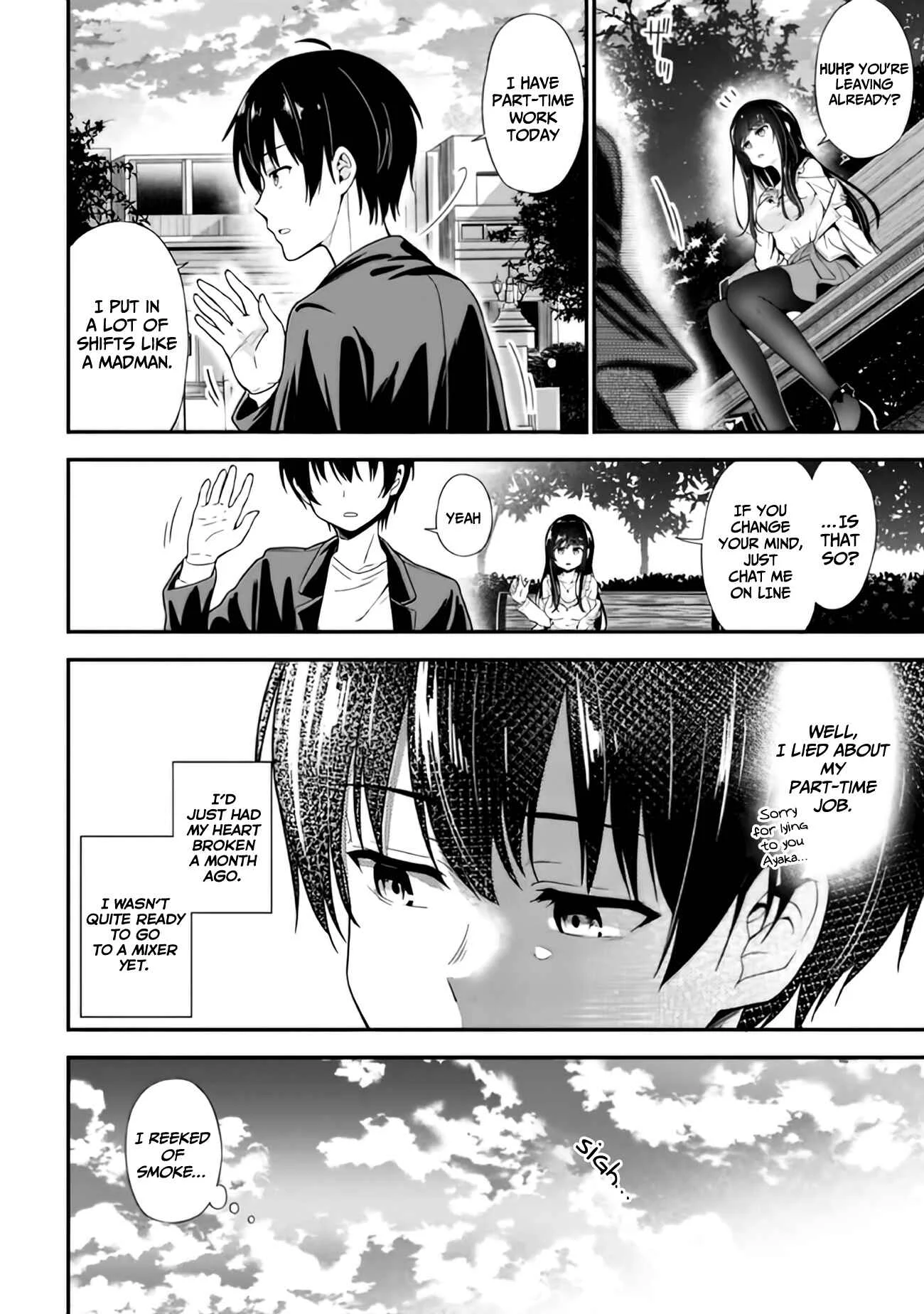 Kanojo ni Uwaki Sareteita Ore ga, Koakuma na Kouhai ni Natsukareteimasu Chapter 1.1 - Page 7