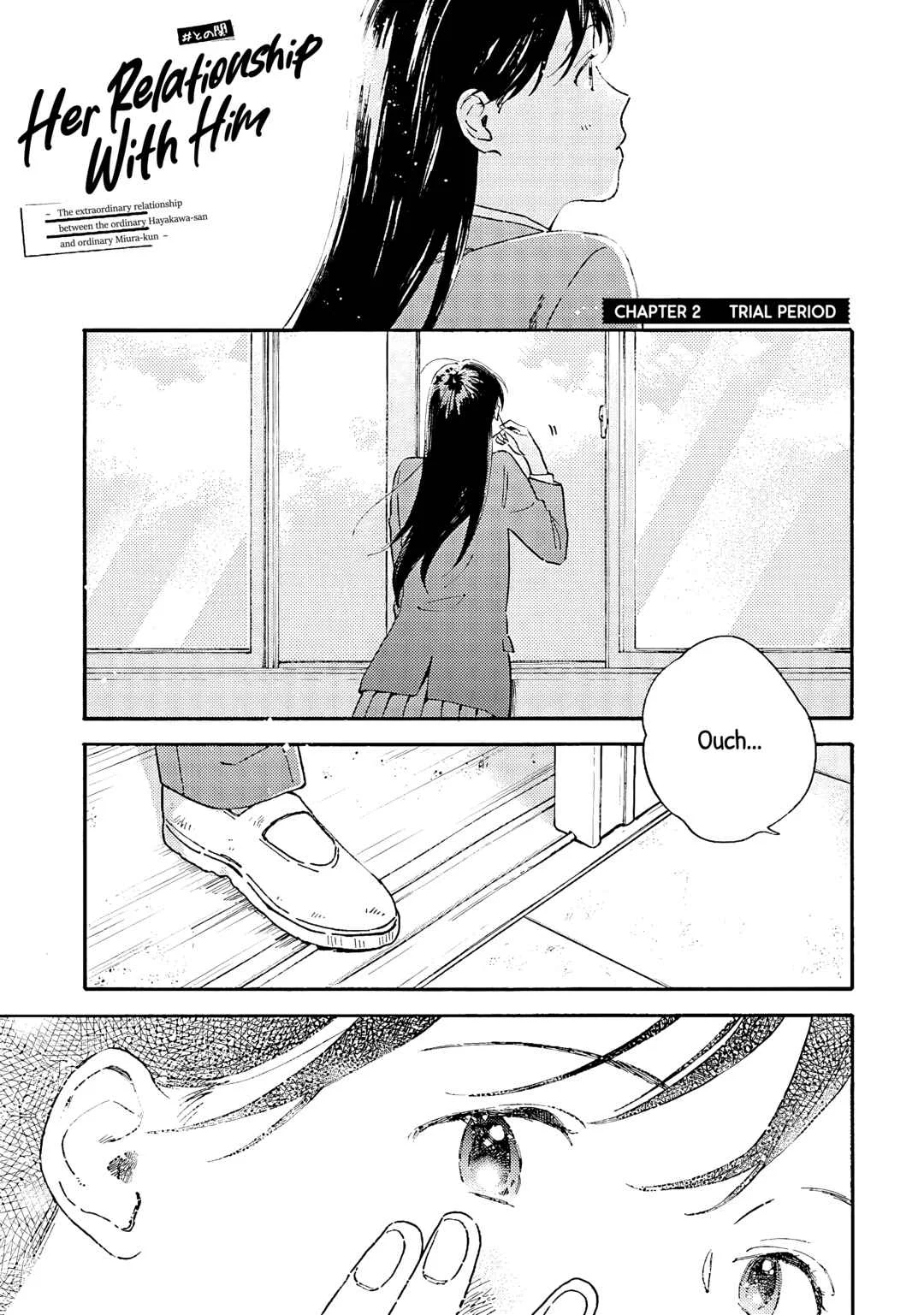 Kanojo to Kare no Kankei: Heibon na Hayakawa-san to Heibon na Miura-kun no Hibon na Kankei Chapter 2: Trial Period - Page 1