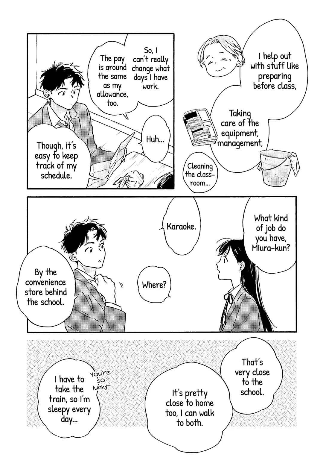 Kanojo to Kare no Kankei: Heibon na Hayakawa-san to Heibon na Miura-kun no Hibon na Kankei Chapter 2: Trial Period - Page 12