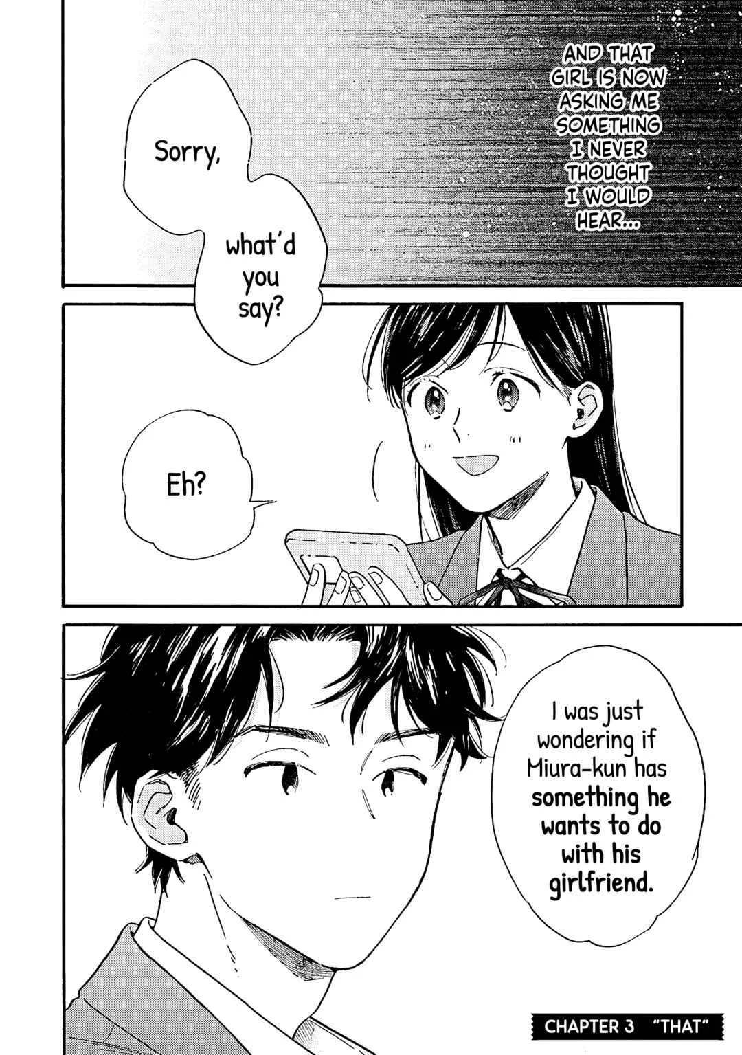Kanojo to Kare no Kankei: Heibon na Hayakawa-san to Heibon na Miura-kun no Hibon na Kankei Chapter 3: "That" - Page 2