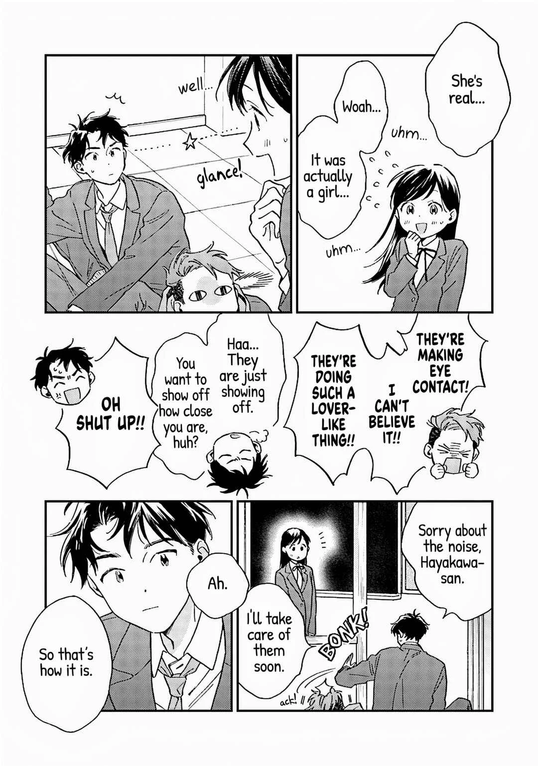 Kanojo to Kare no Kankei: Heibon na Hayakawa-san to Heibon na Miura-kun no Hibon na Kankei Chapter 4: Report - Page 19