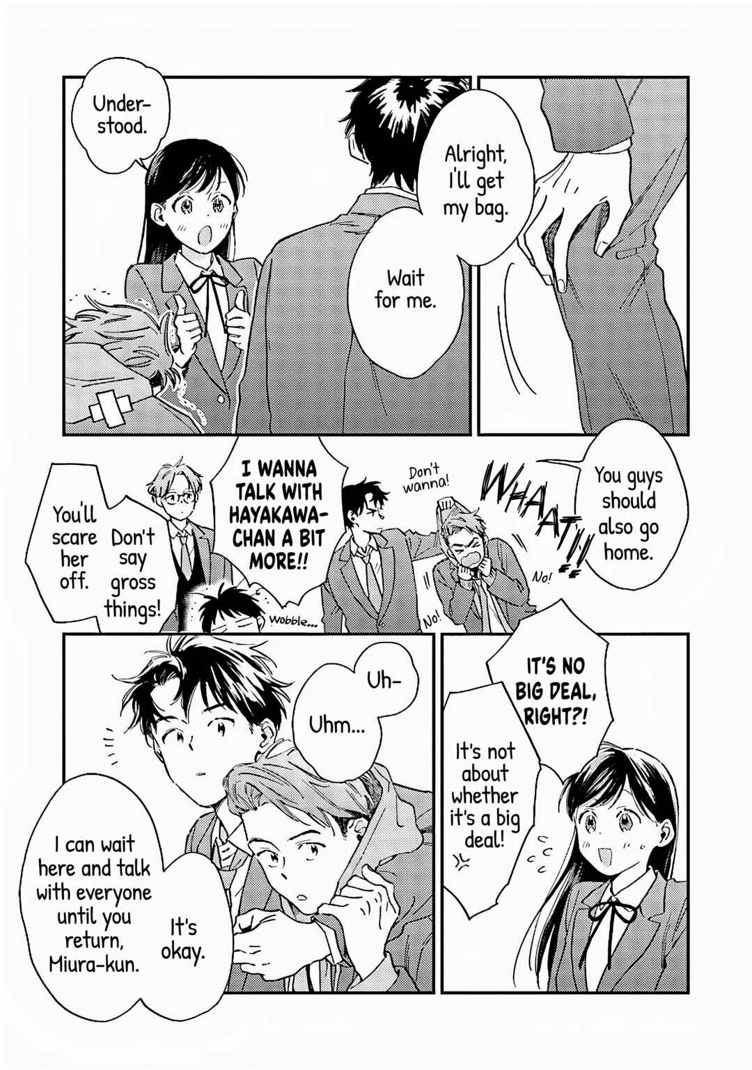 Kanojo to Kare no Kankei: Heibon na Hayakawa-san to Heibon na Miura-kun no Hibon na Kankei Chapter 4: Report - Page 23