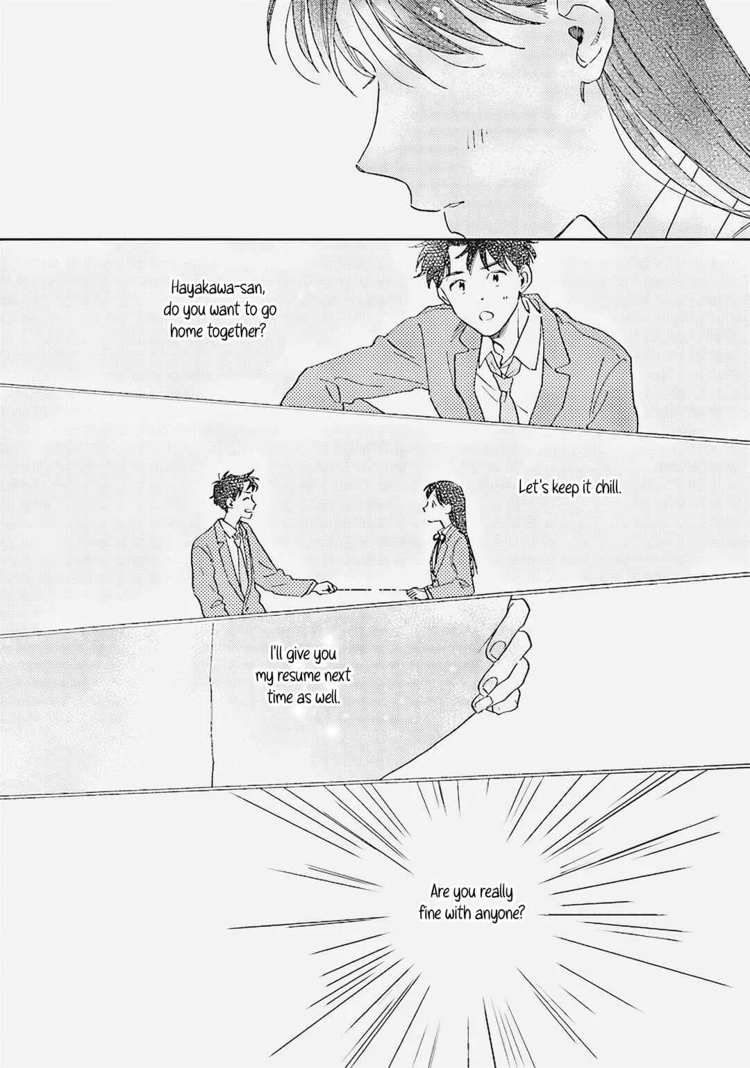 Kanojo to Kare no Kankei: Heibon na Hayakawa-san to Heibon na Miura-kun no Hibon na Kankei Chapter 5: One Step at a Time - Page 20