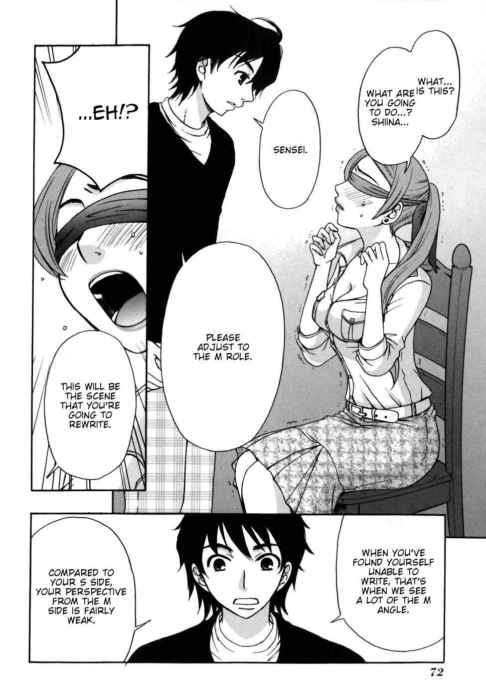 Kanojo wa Kannou Shousetsuka Chapter 2: He's an S?! - Page 13
