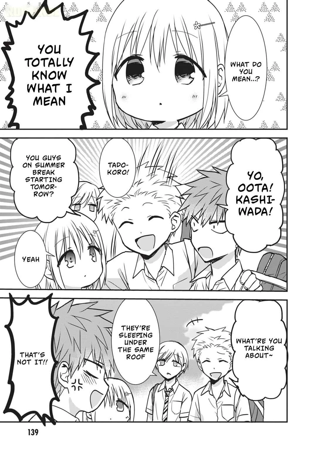 Kao ni Denai Kashiwada-san to Kao ni Deru Oota-kun + Chapter 11.5: Kashiwada-san and The Summer of First Year High School - Page 3