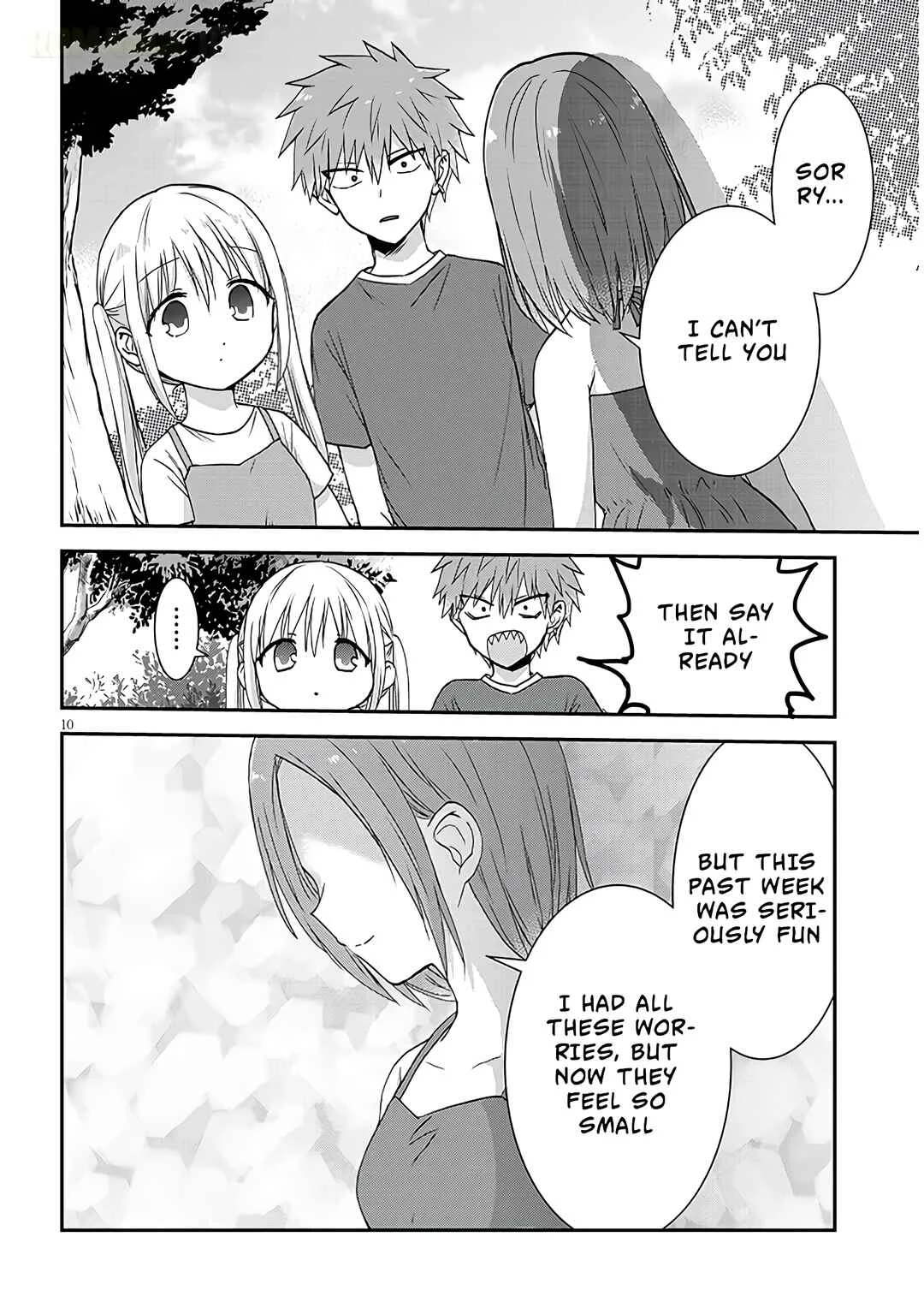 Kao ni Denai Kashiwada-san to Kao ni Deru Oota-kun + Chapter 11: Kashiwada-san's Summer Memory - Page 10
