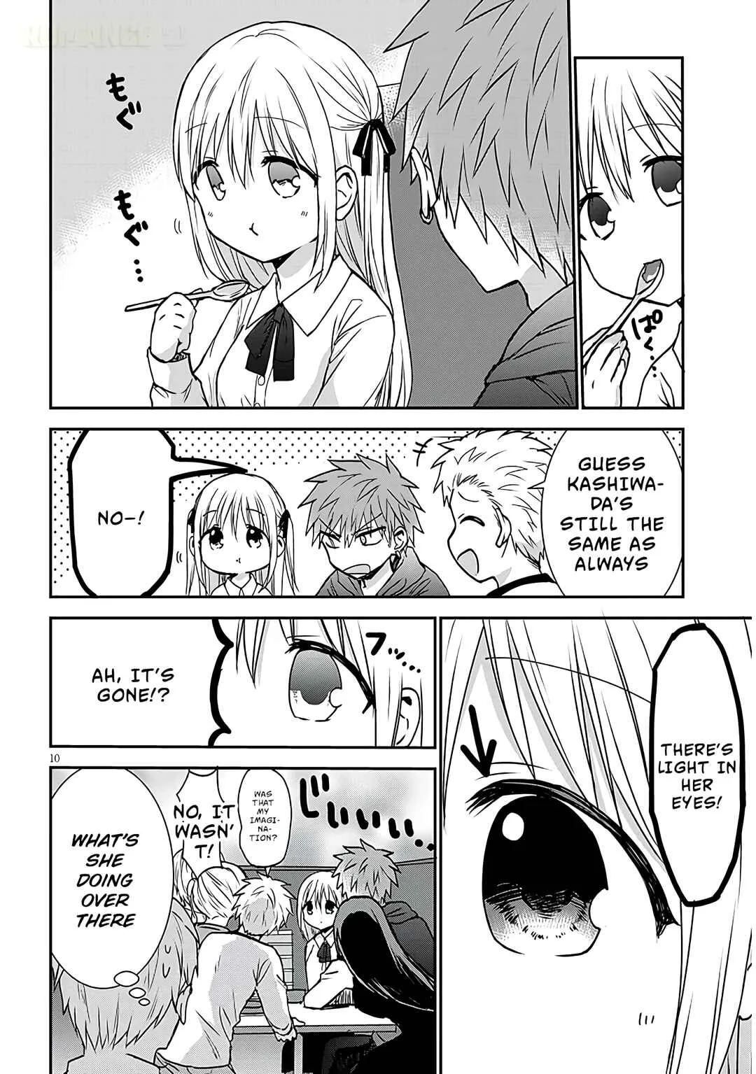 Kao ni Denai Kashiwada-san to Kao ni Deru Oota-kun + Chapter 12: Kashiwada-san's First Saize - Page 10