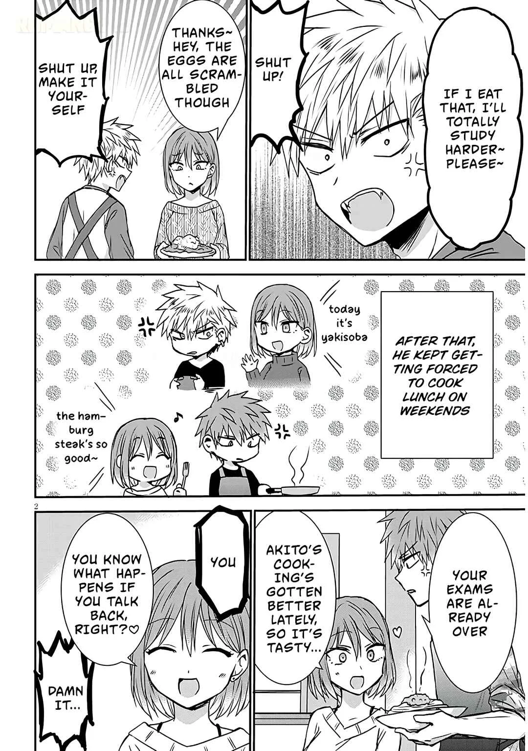 Kao ni Denai Kashiwada-san to Kao ni Deru Oota-kun + Chapter 14: Oota-kun Cooking - Page 2