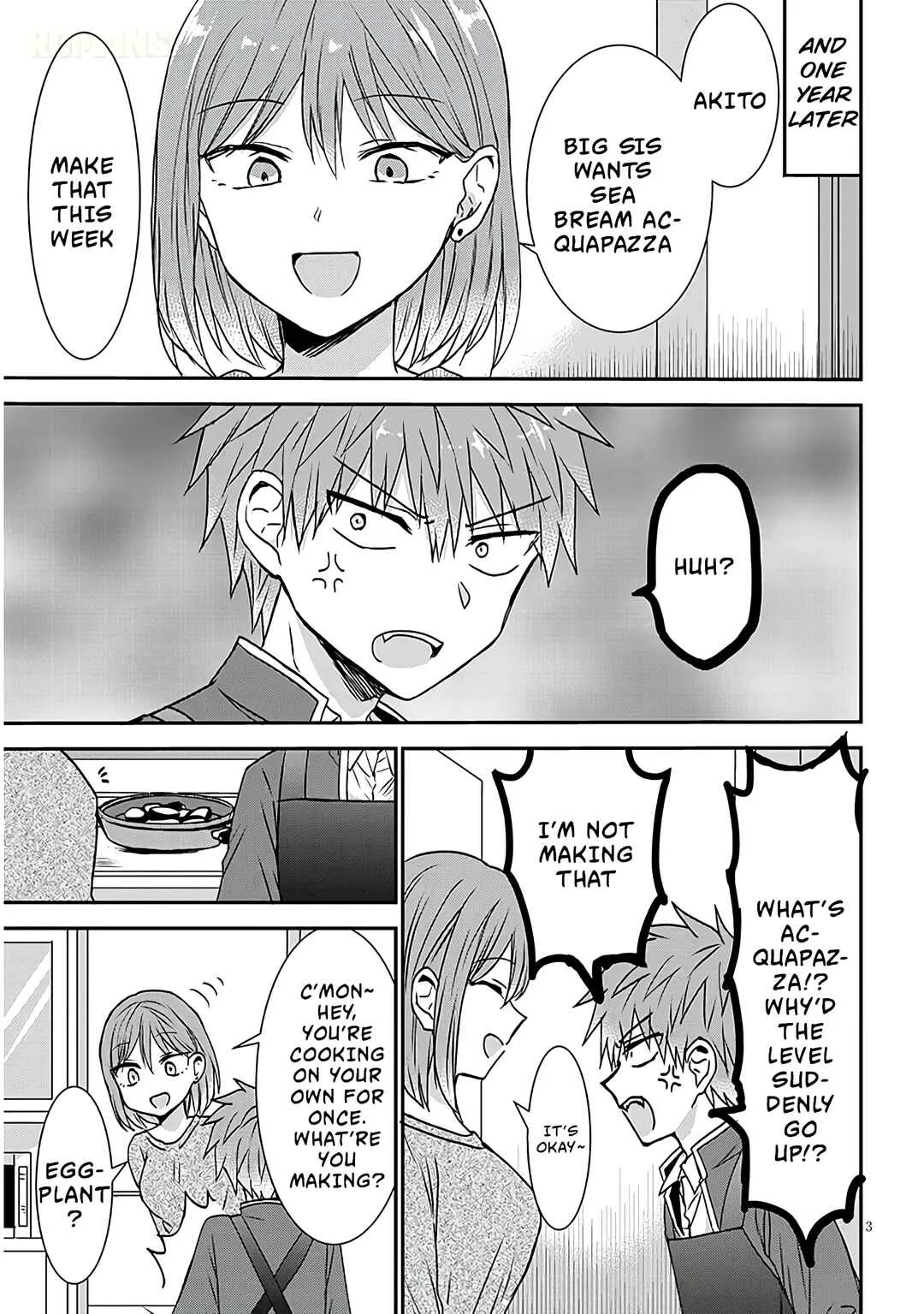 Kao ni Denai Kashiwada-san to Kao ni Deru Oota-kun + Chapter 14: Oota-kun Cooking - Page 3