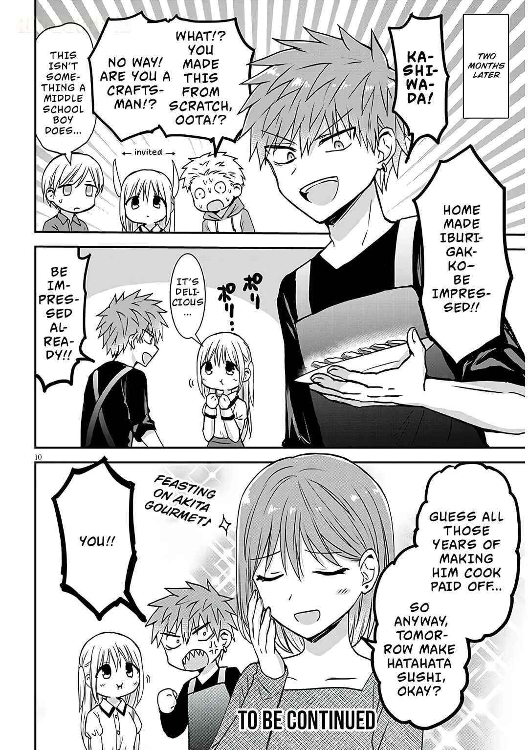 Kao ni Denai Kashiwada-san to Kao ni Deru Oota-kun + Chapter 14: Oota-kun Cooking - Page 10