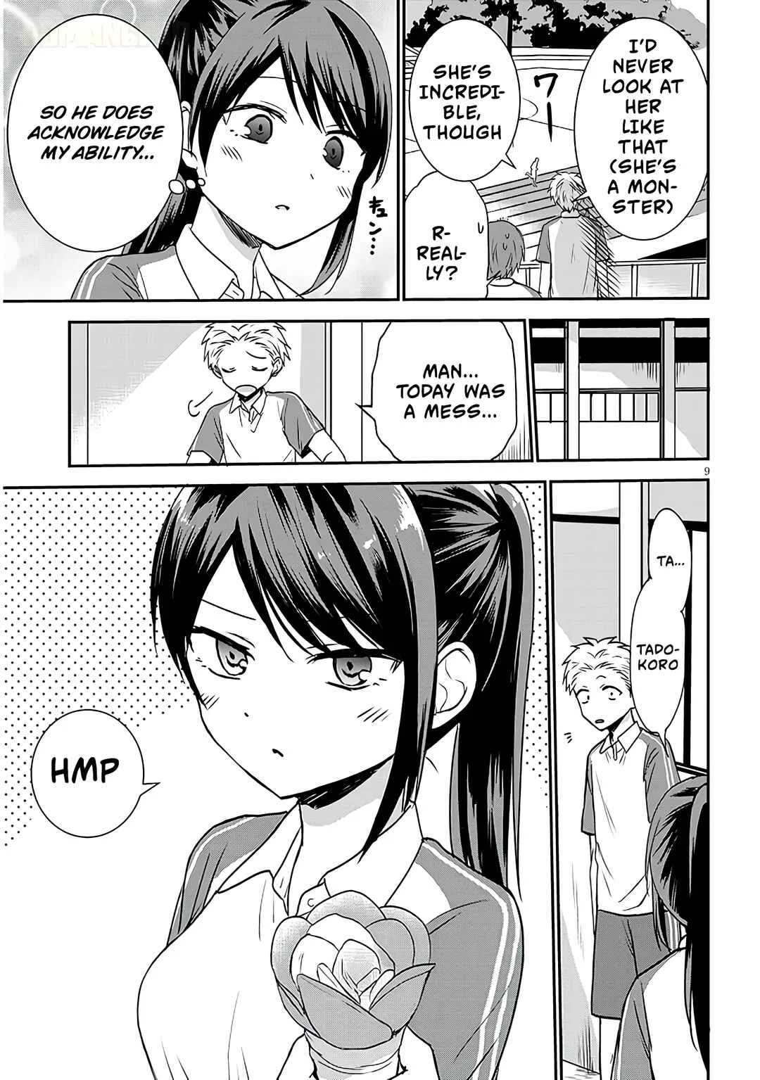 Kao ni Denai Kashiwada-san to Kao ni Deru Oota-kun + Chapter 15: Tadokoro-kun, Tabuchi-san, And Ice Cream - Page 9