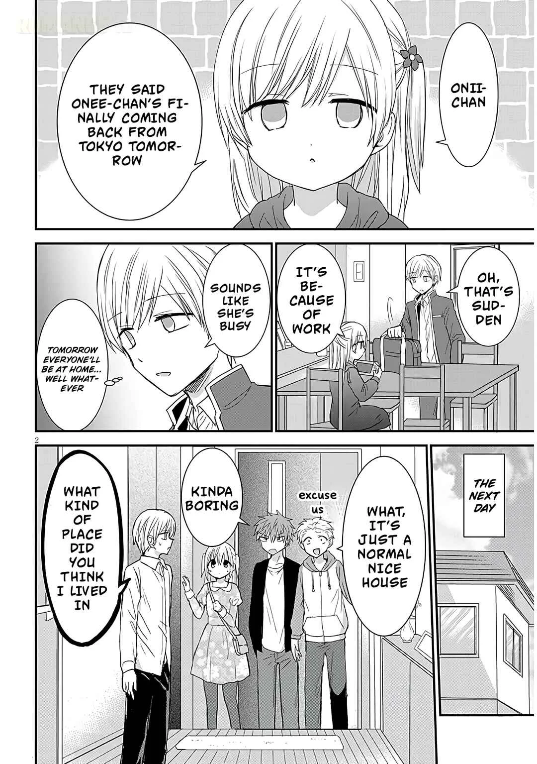 Kao ni Denai Kashiwada-san to Kao ni Deru Oota-kun + Chapter 18: Sata-kun's House - Page 2