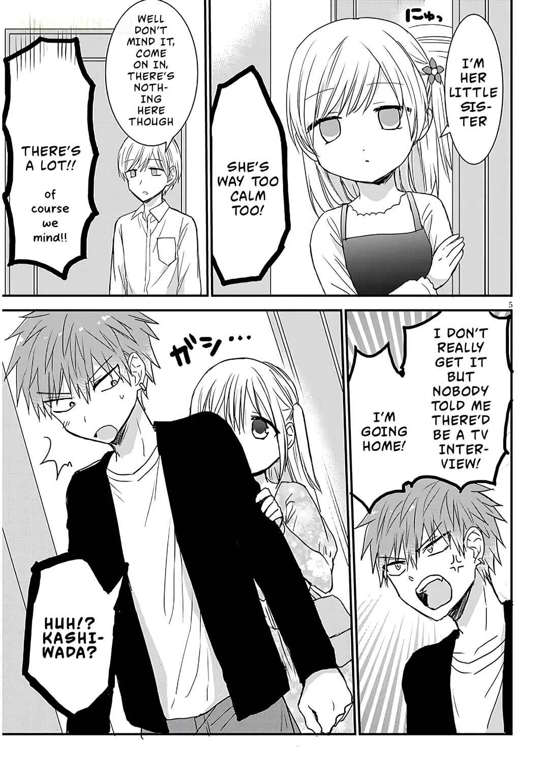 Kao ni Denai Kashiwada-san to Kao ni Deru Oota-kun + Chapter 18: Sata-kun's House - Page 5