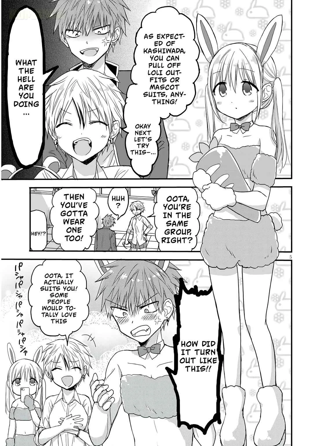 Kao ni Denai Kashiwada-san to Kao ni Deru Oota-kun + Chapter 19: Washida-san and The Namahage - Page 5