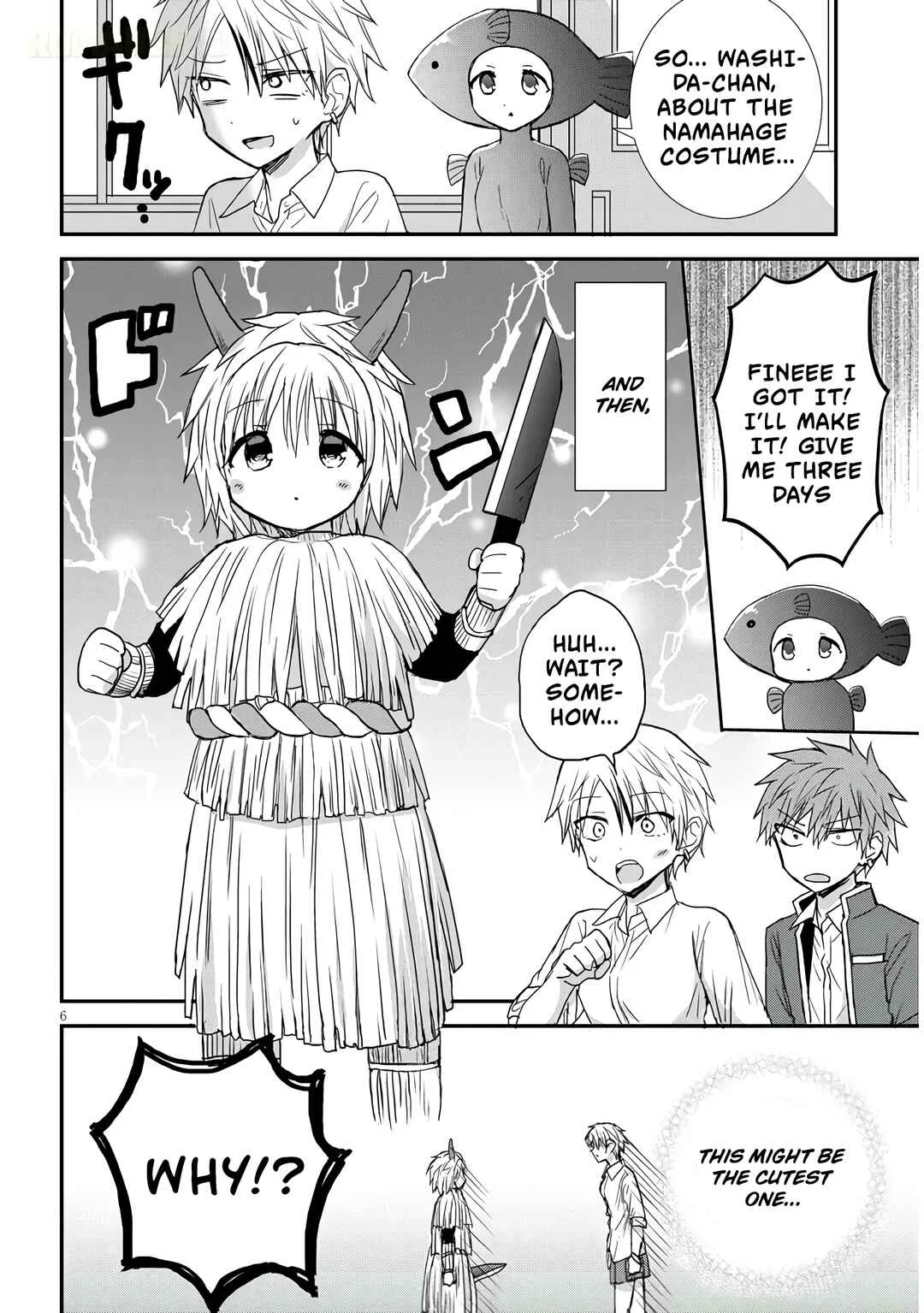 Kao ni Denai Kashiwada-san to Kao ni Deru Oota-kun + Chapter 19: Washida-san and The Namahage - Page 6