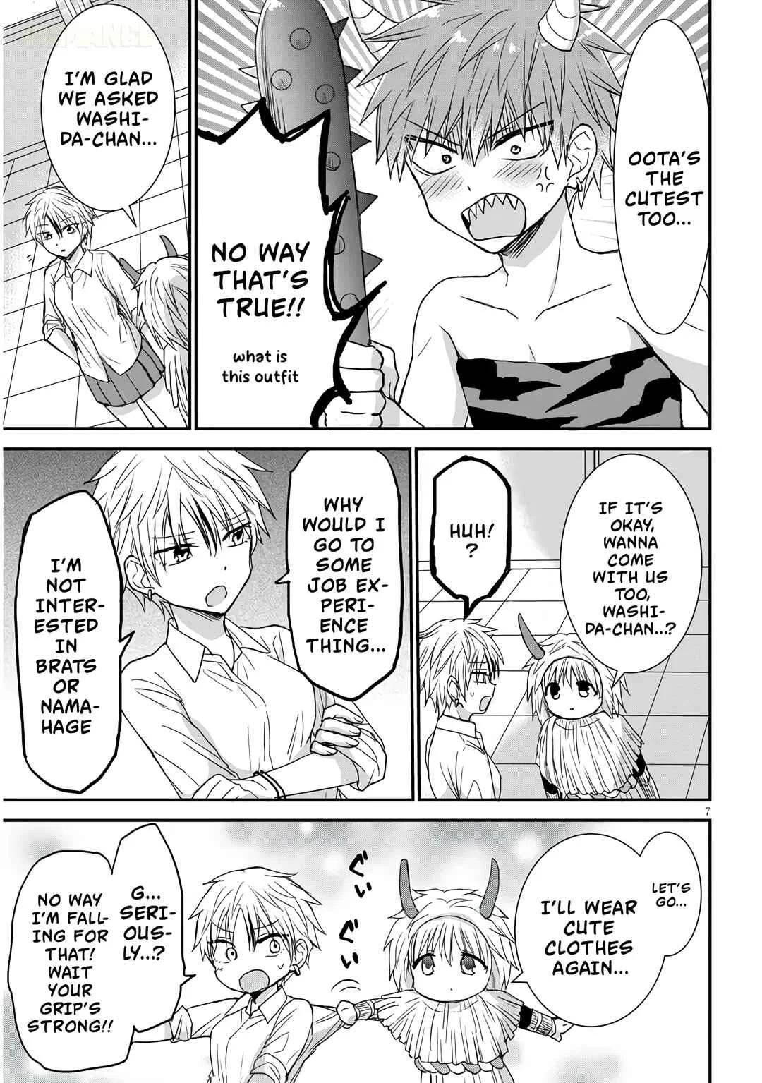 Kao ni Denai Kashiwada-san to Kao ni Deru Oota-kun + Chapter 19: Washida-san and The Namahage - Page 7