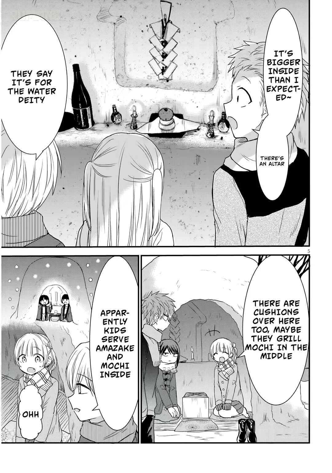Kao ni Denai Kashiwada-san to Kao ni Deru Oota-kun + Chapter 20: Odajima-san and The Snow Festival - Page 5