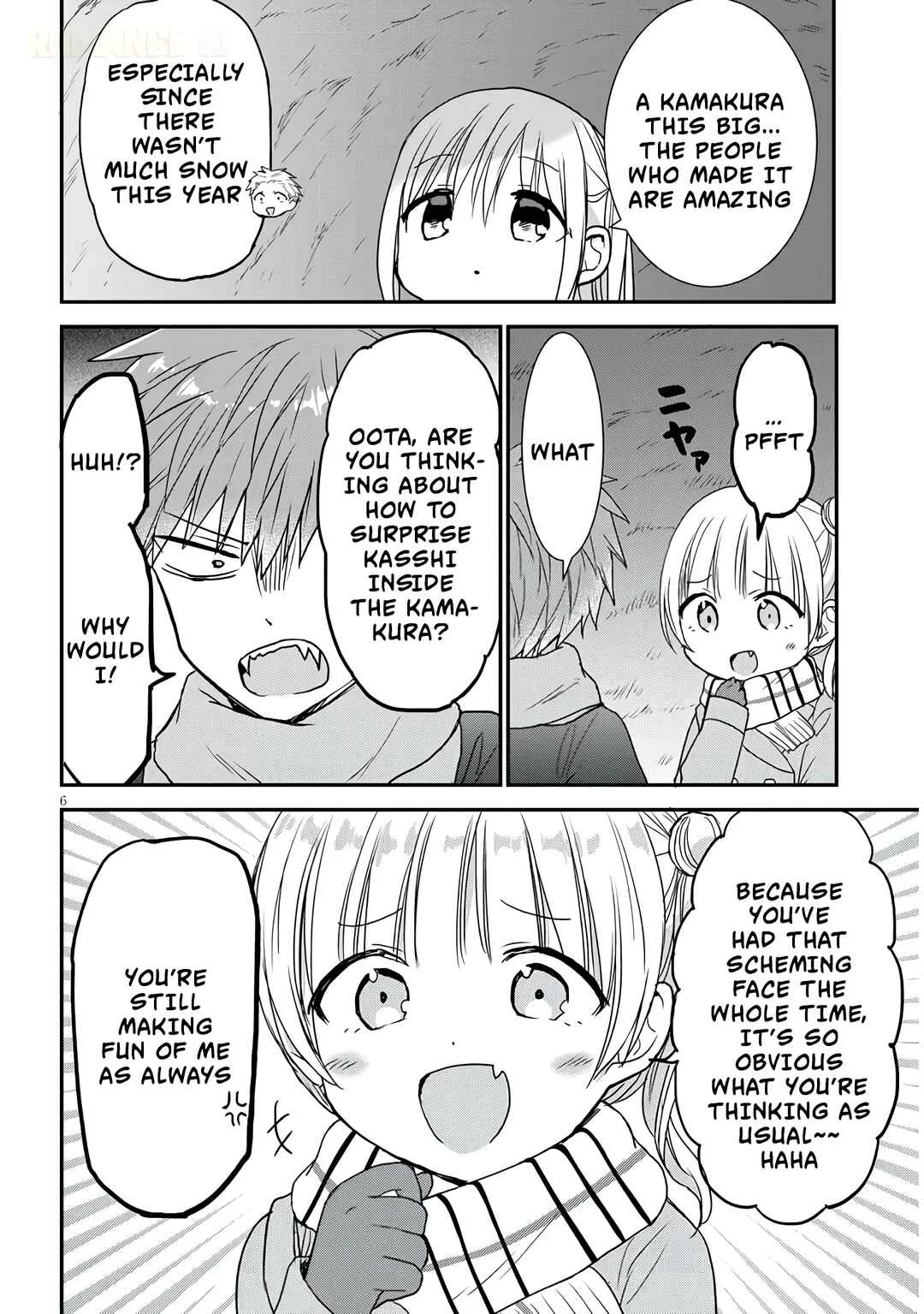 Kao ni Denai Kashiwada-san to Kao ni Deru Oota-kun + Chapter 20: Odajima-san and The Snow Festival - Page 6
