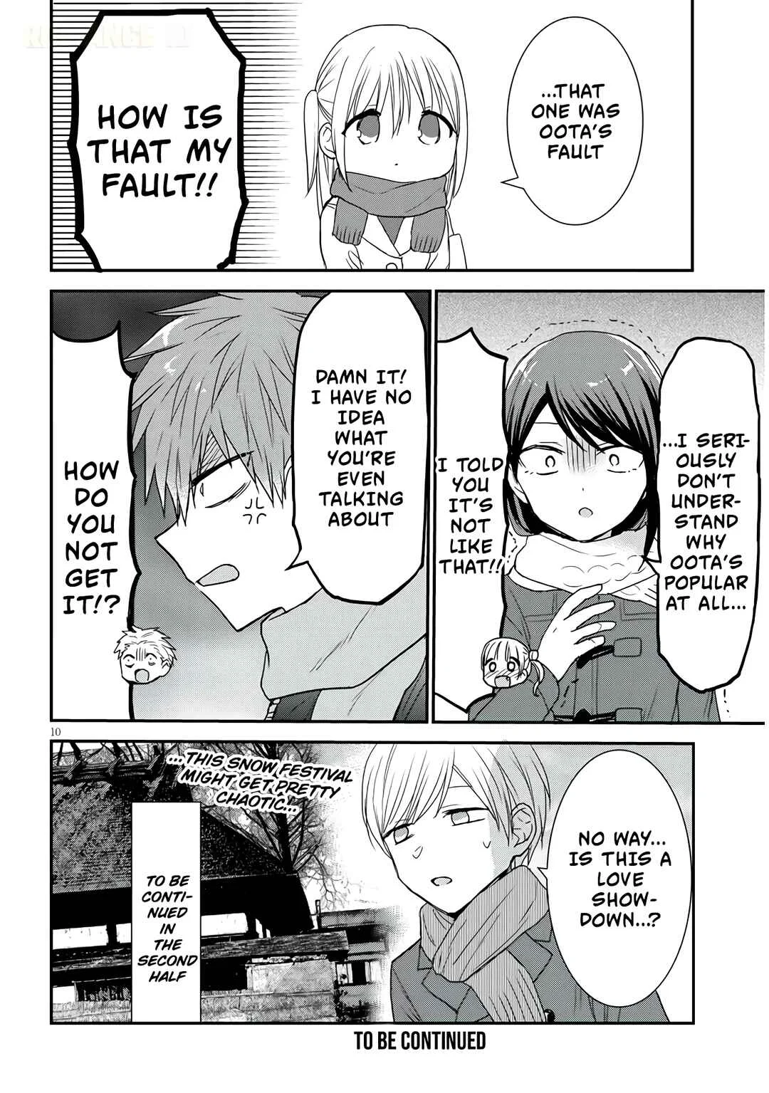 Kao ni Denai Kashiwada-san to Kao ni Deru Oota-kun + Chapter 20: Odajima-san and The Snow Festival - Page 10