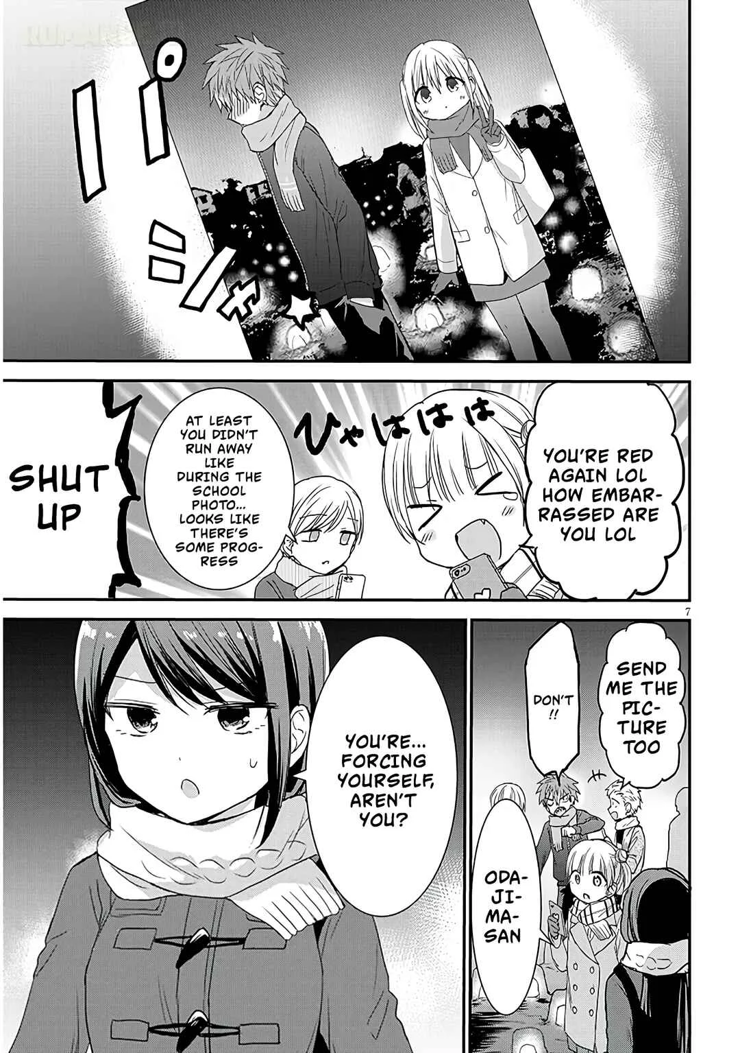 Kao ni Denai Kashiwada-san to Kao ni Deru Oota-kun + Chapter 21: Odajima-san and The Kamakura - Page 7